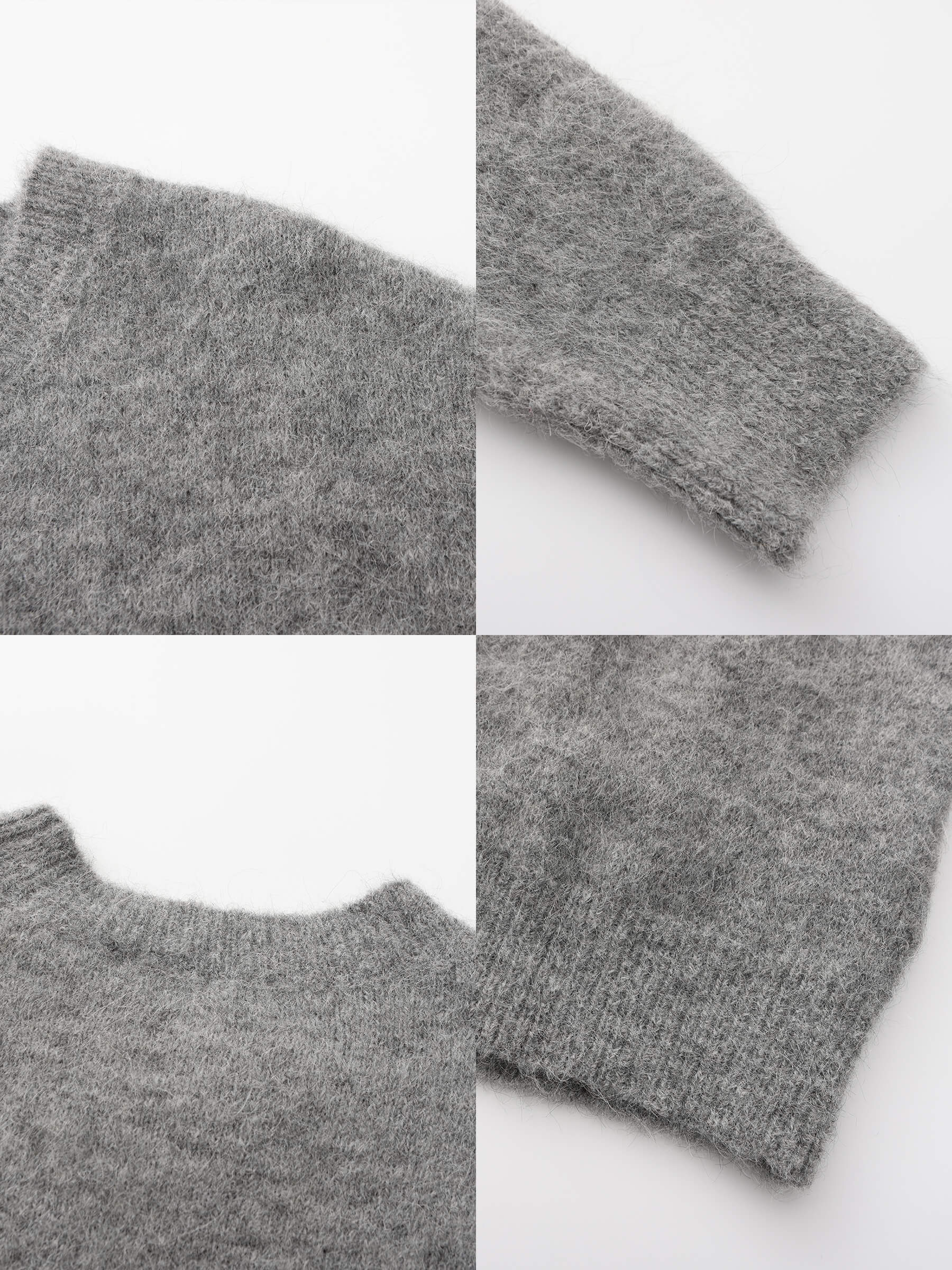 ONE BY CUBIC Brushed Alpaca Knitwear Jumper-22