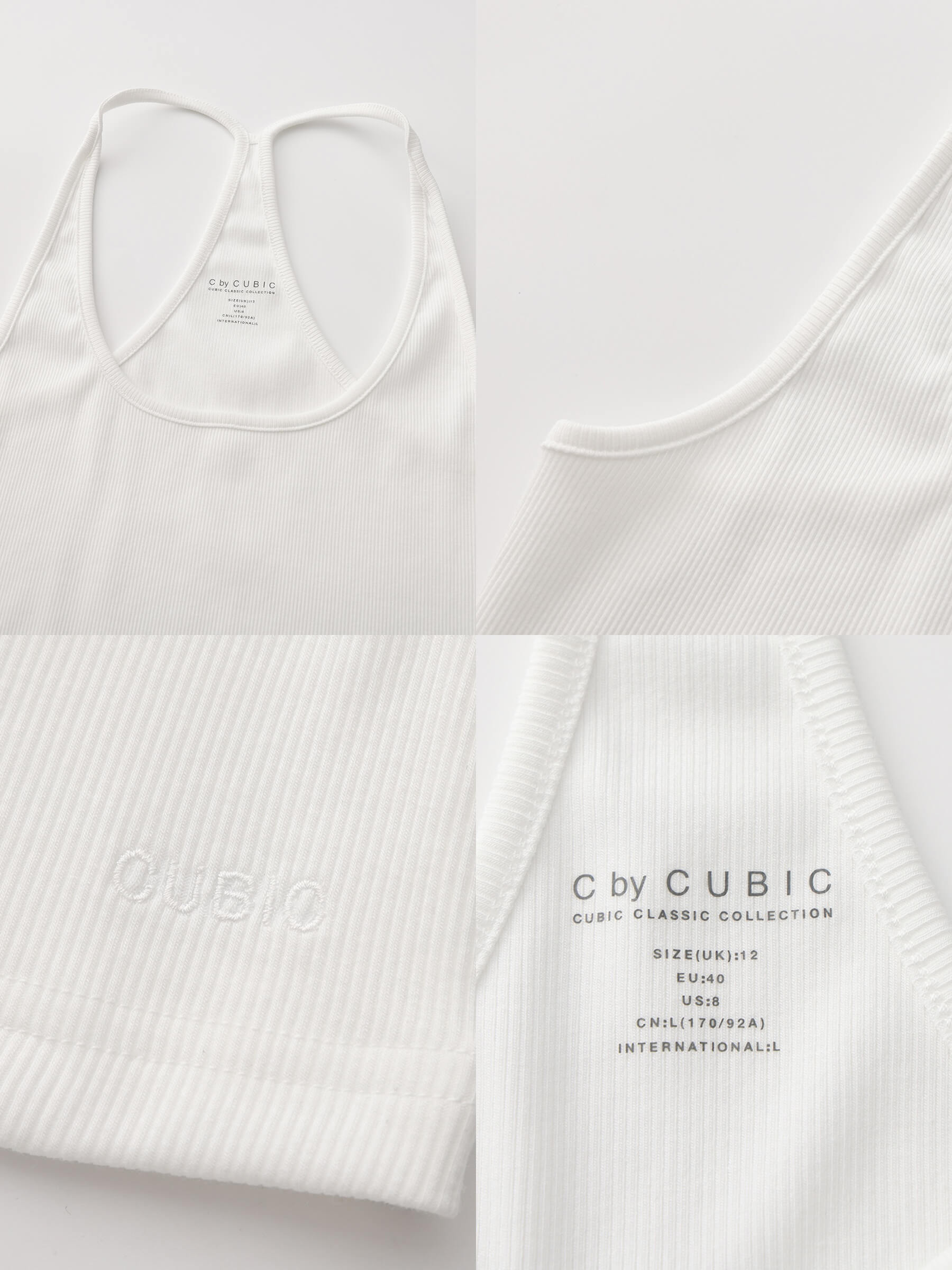 C by CUBIC Slim-Fit Sleeveless Knit Tank Top-24