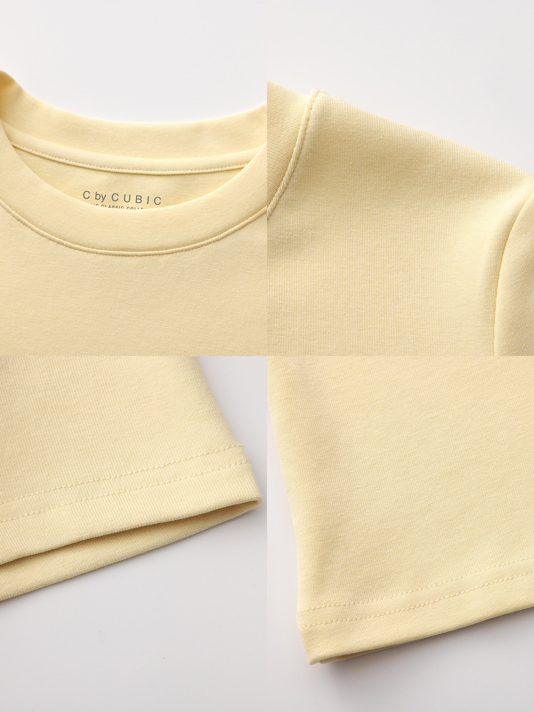 C by CUBIC Crew Neck Short-Sleeve T-Shirt-31