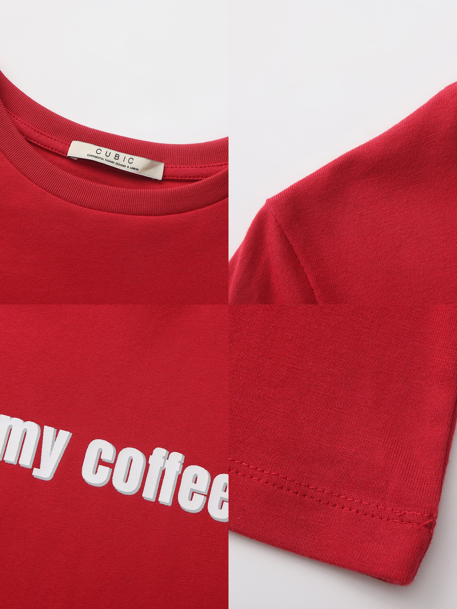 CUBIC 'I need my coffee' T-Shirt-27