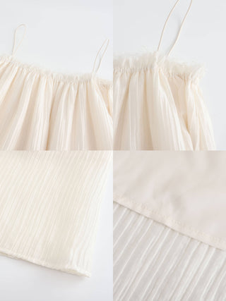 Spaghetti Strap A-line Maxi Dress