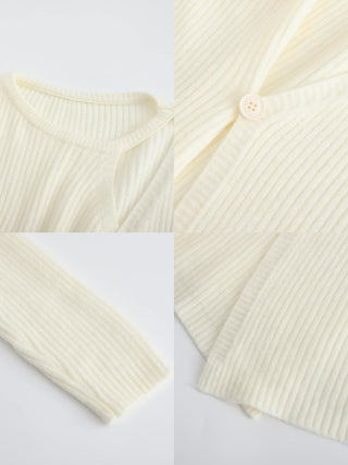 Crossover Ribbed Knit Jumper