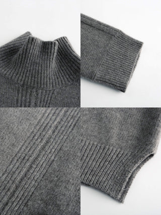 High Neck Sheep Wool Sweater