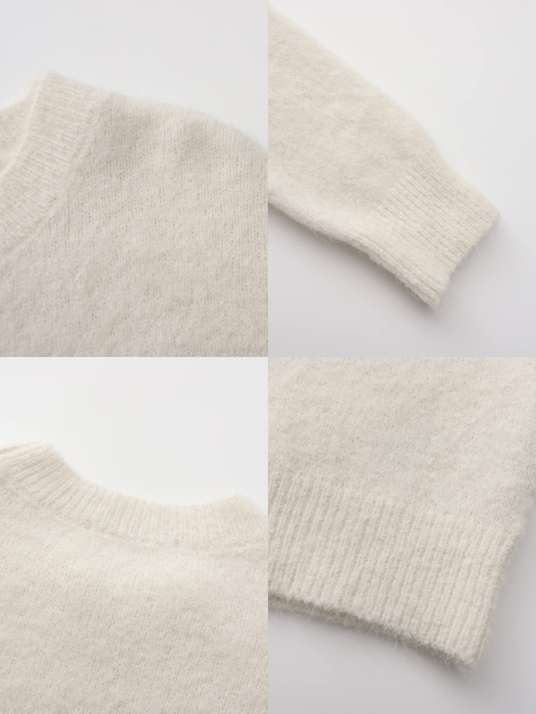 ONE BY CUBIC Brushed Alpaca Knitwear Jumper-23