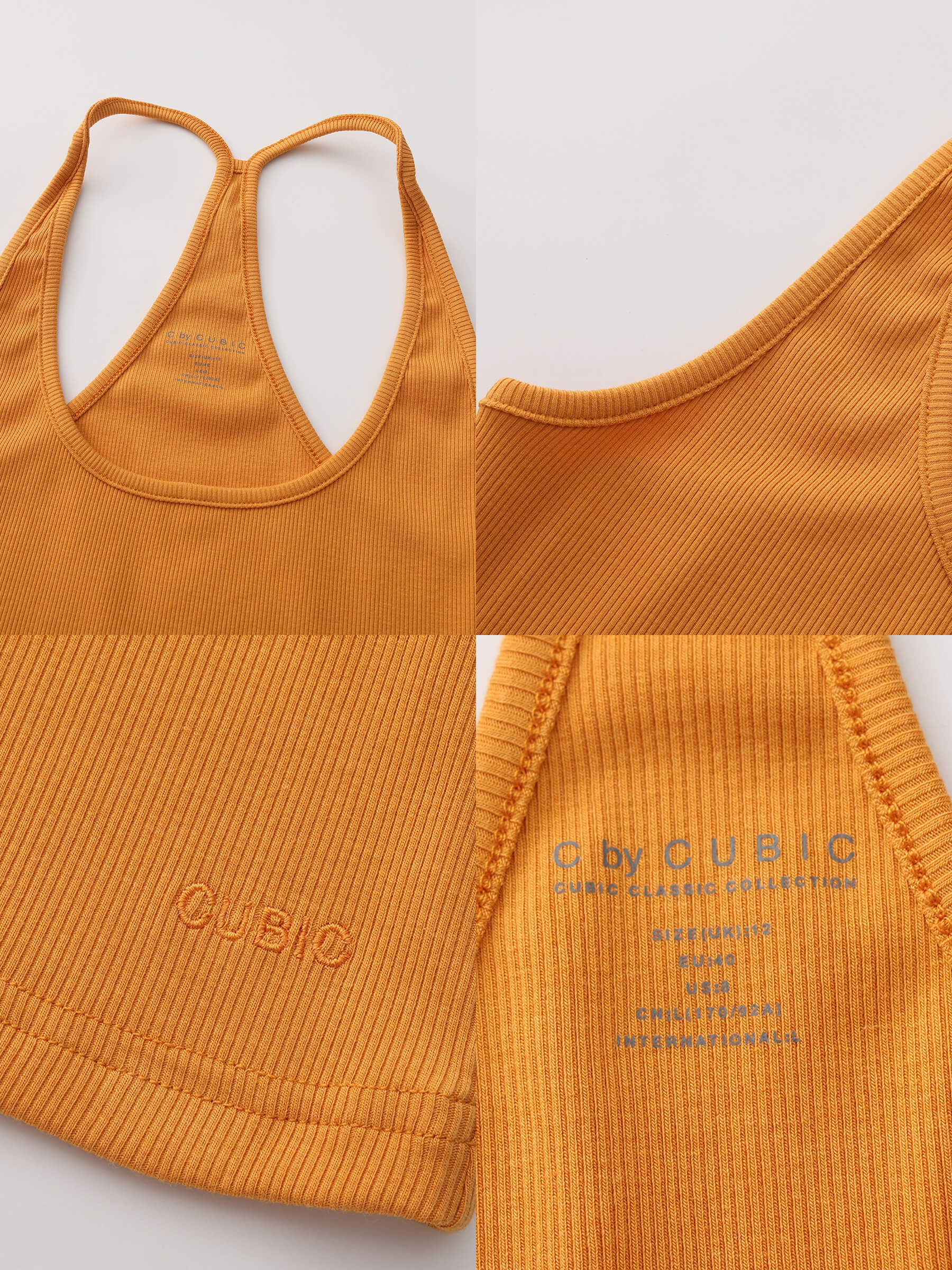 C by CUBIC Slim-Fit Sleeveless Knit Tank Top-8