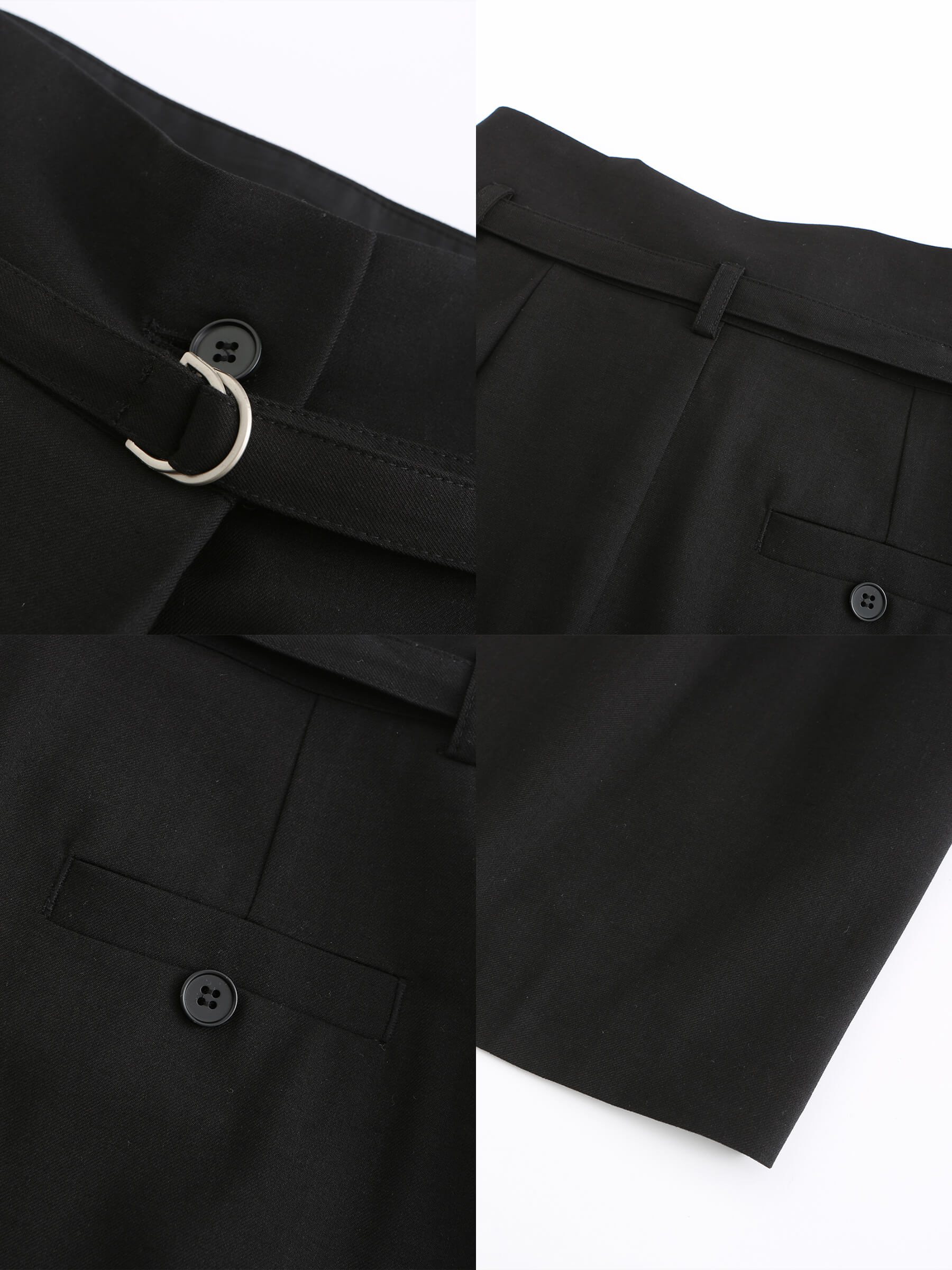 A-line Round Skirt with Wool Blend-30