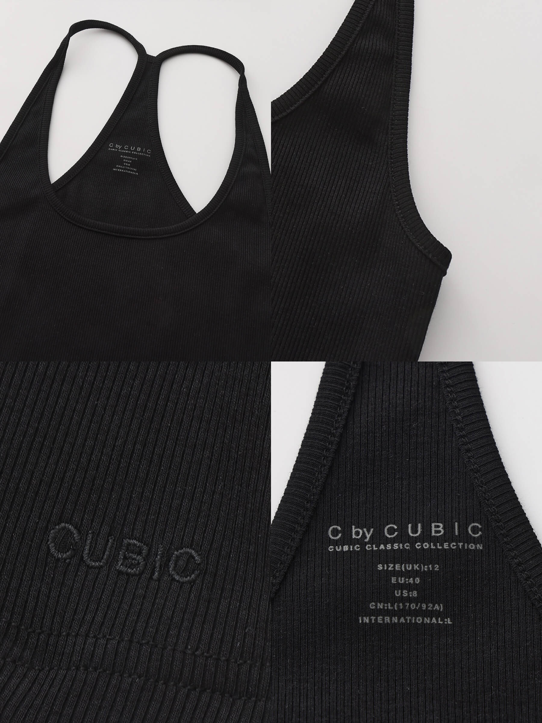 C by CUBIC Slim-Fit Sleeveless Knit Tank Top-32
