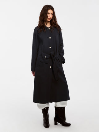 CUBIC Lyocell Classic Long Trench Coat