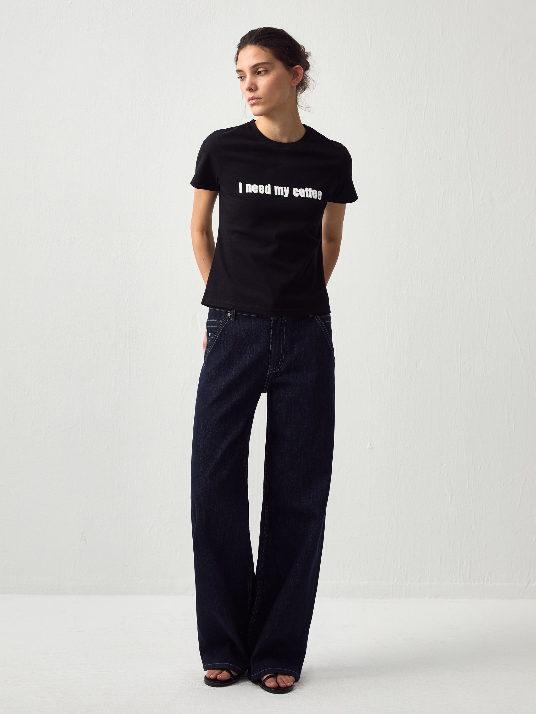 CUBIC 'I need my coffee' T-Shirt-7