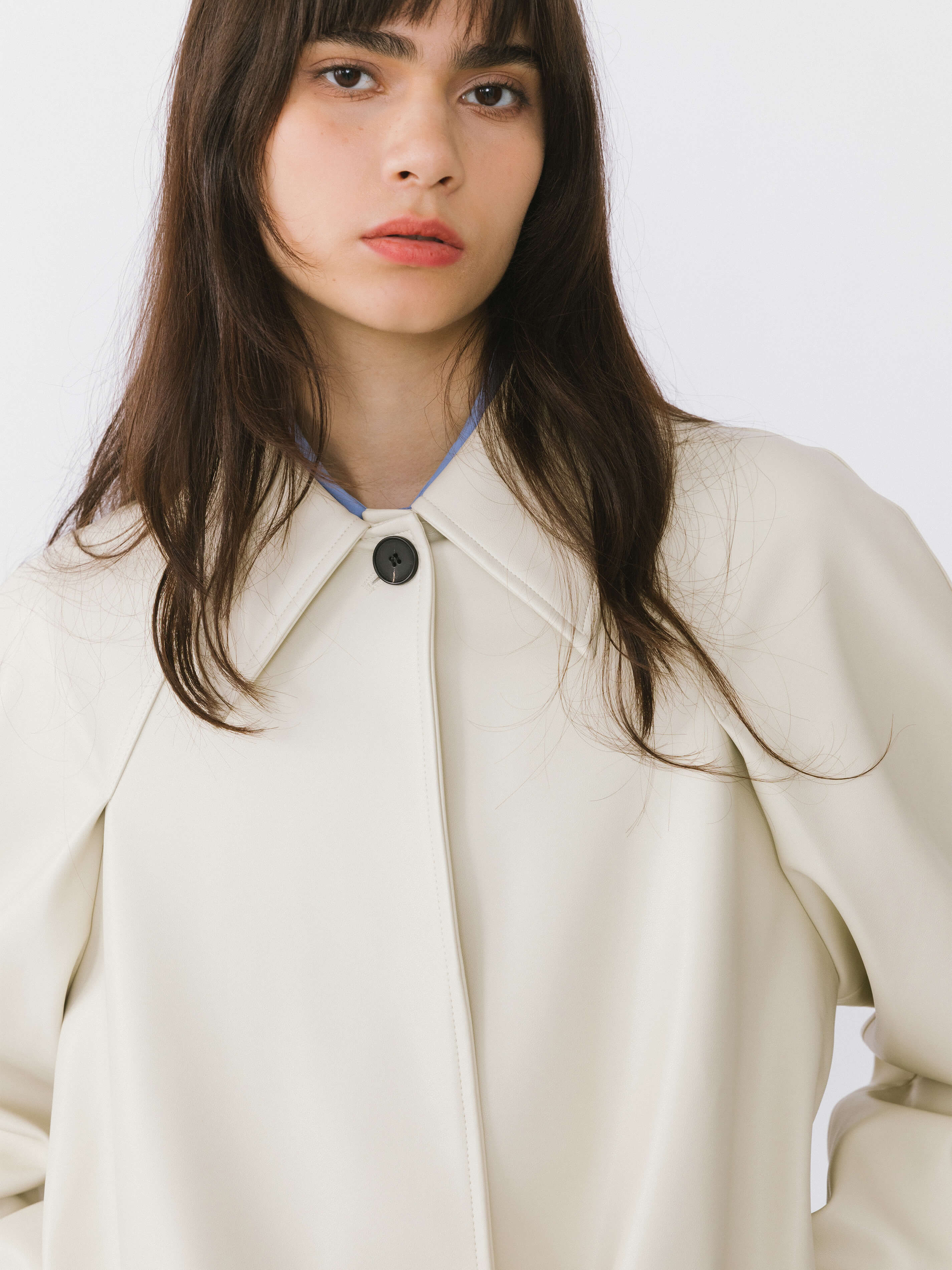 Oversized Faux Leather Jacket-2