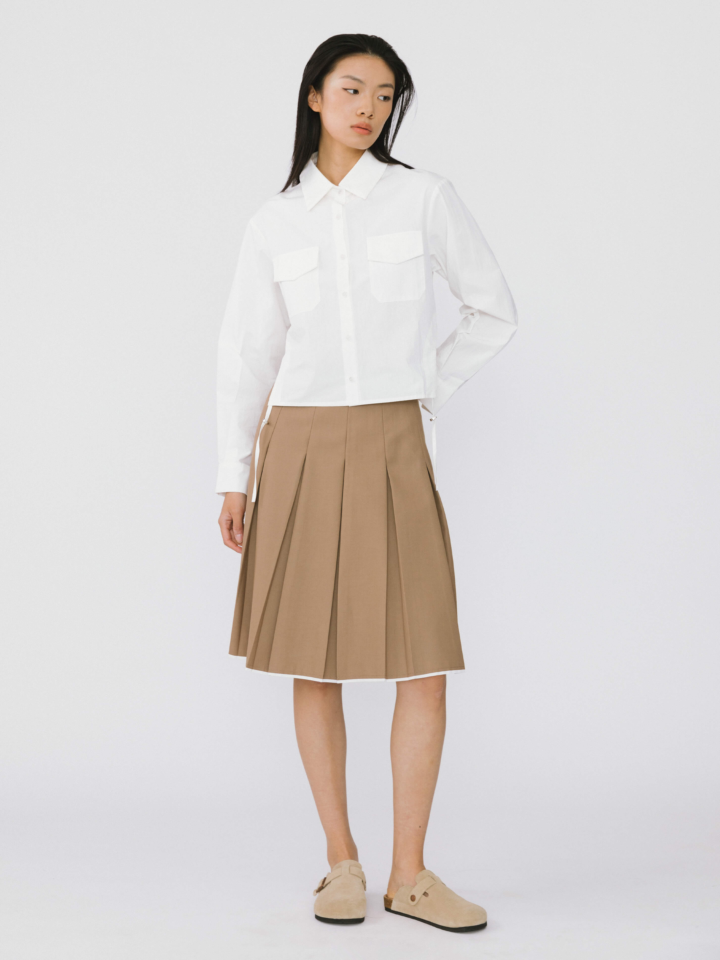 High Waisted Pencil Skirt-2