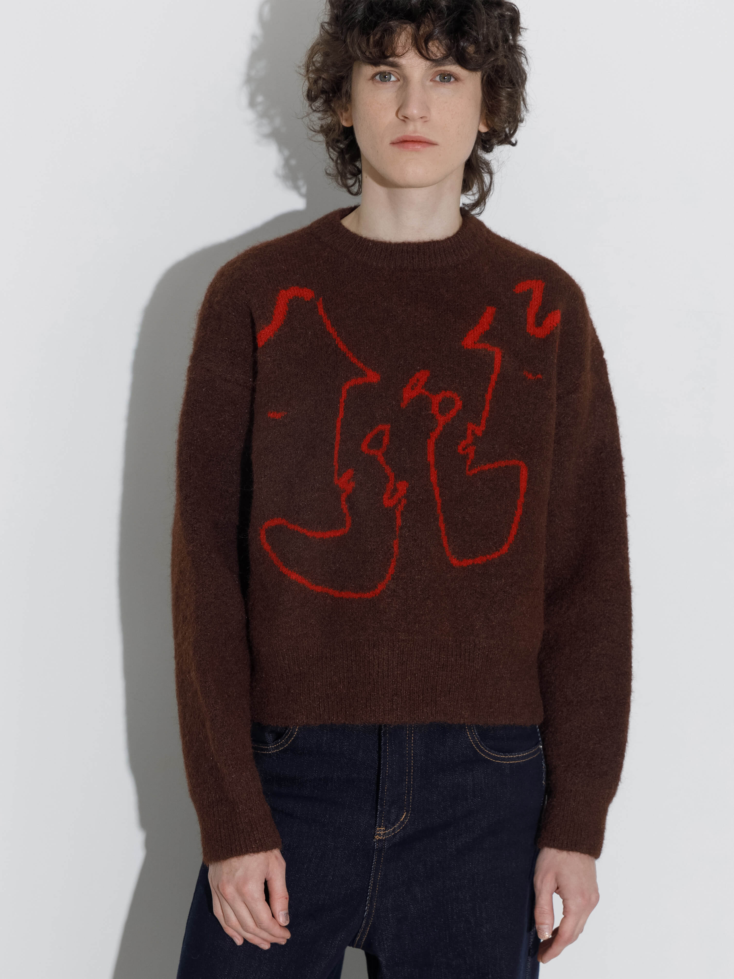 "CUBIC WINE CLUB" Sweater-2