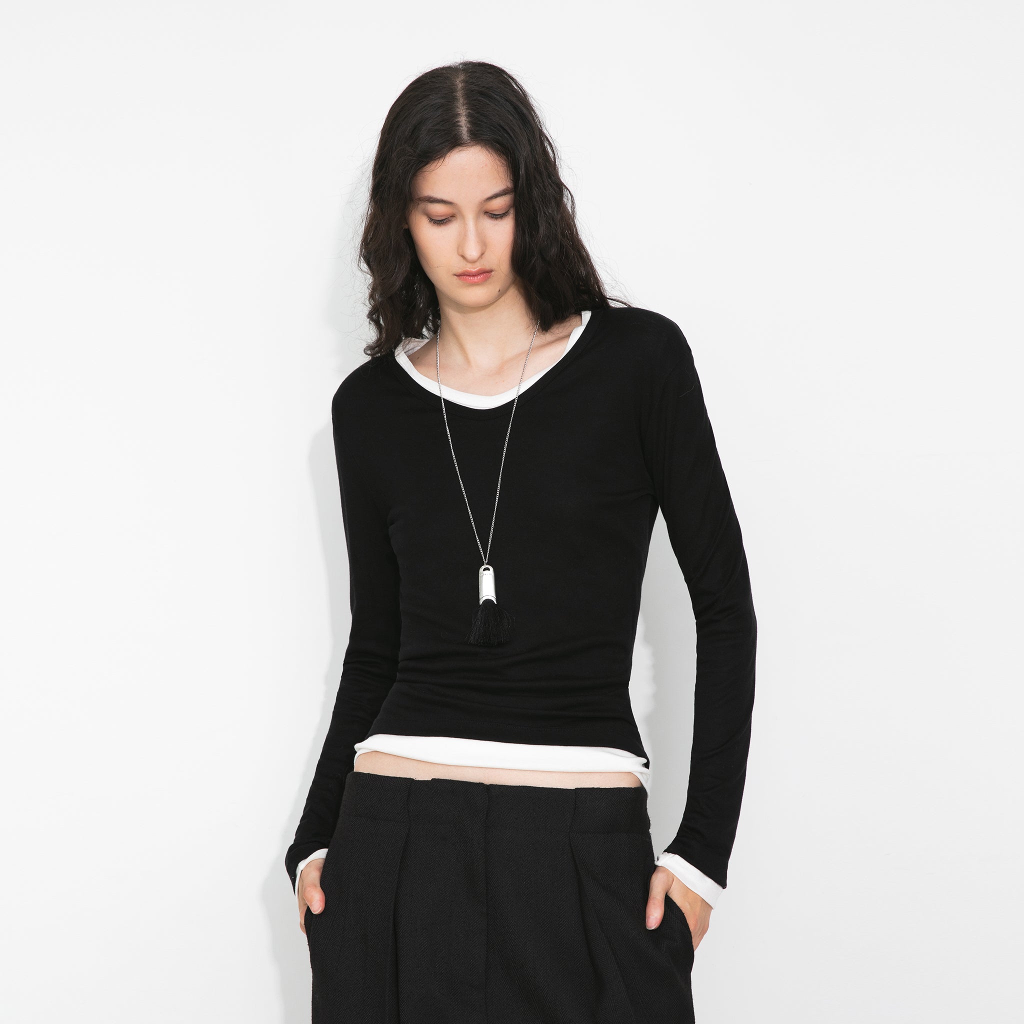 Basic Long-Sleeve Layering Top-3