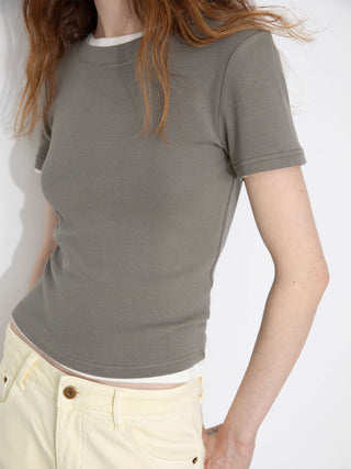 C by CUBIC Crew Neck Short-Sleeve T-Shirt