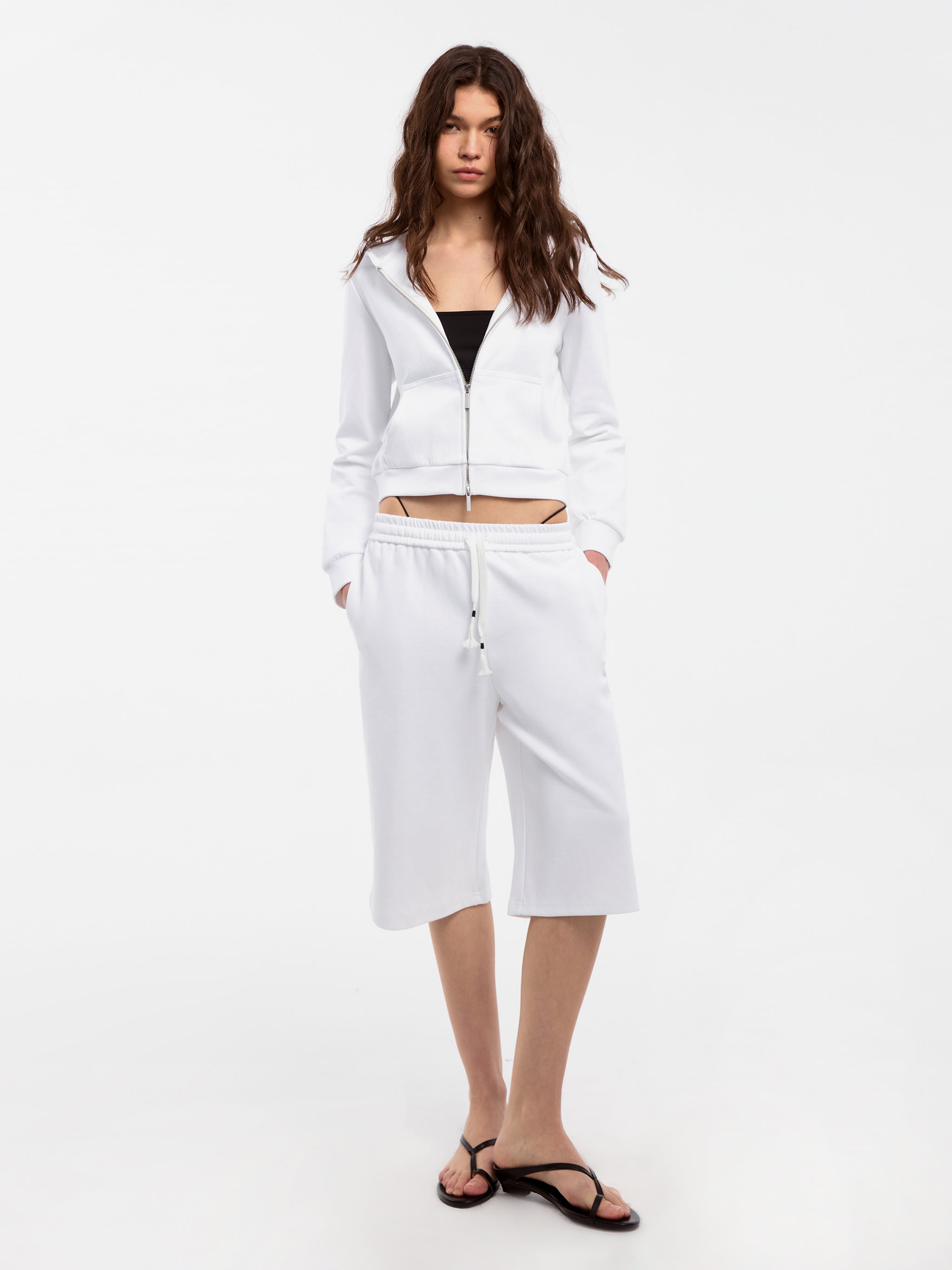 CUBIC Casual Zip-Up Hooded Sweatshirt-2