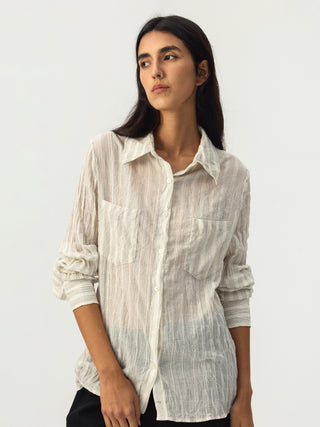 CUBIC Crinkled Cotton Shirt