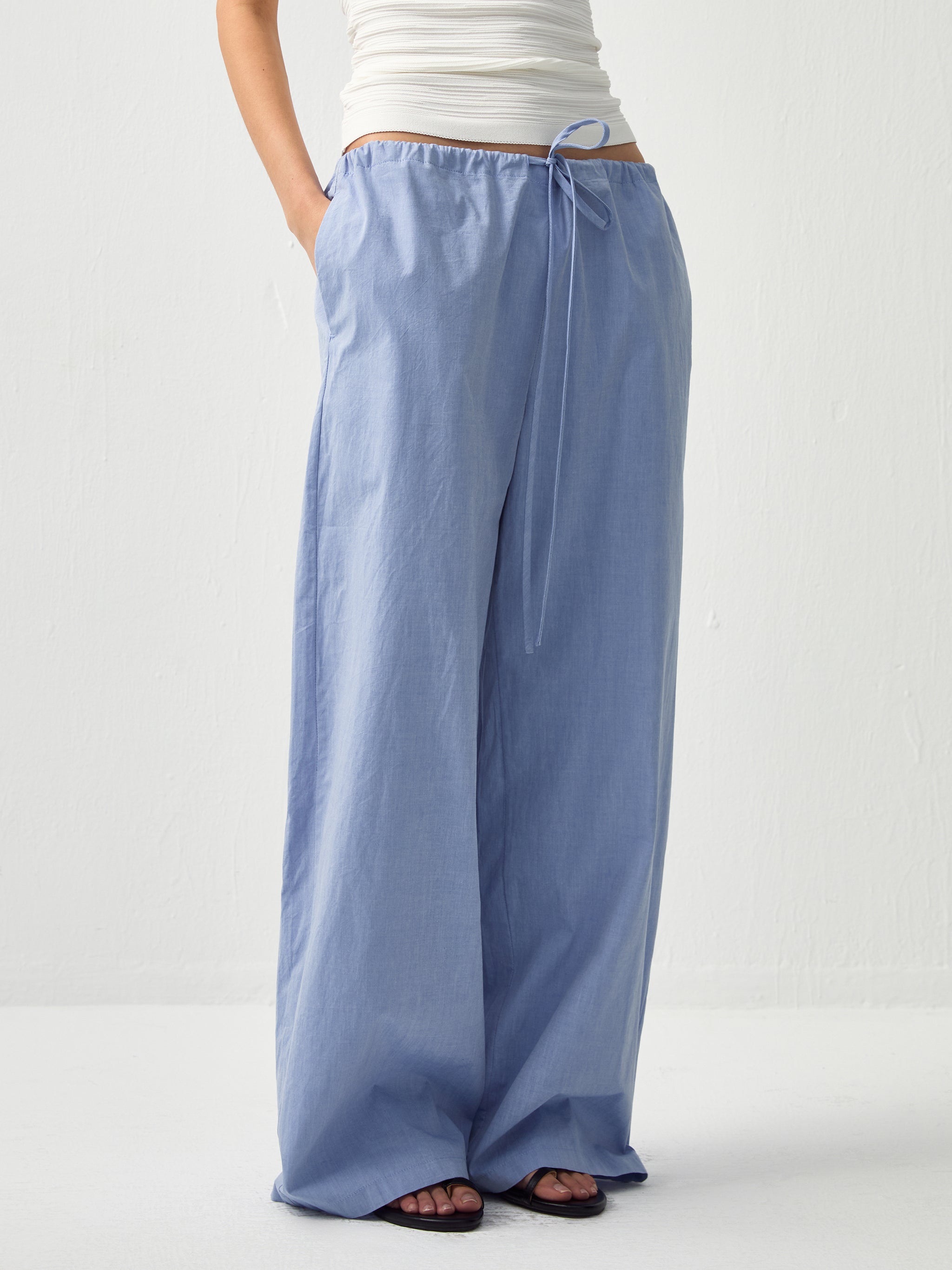 CUBIC Relaxed Straight-Leg Cotton Trousers-2