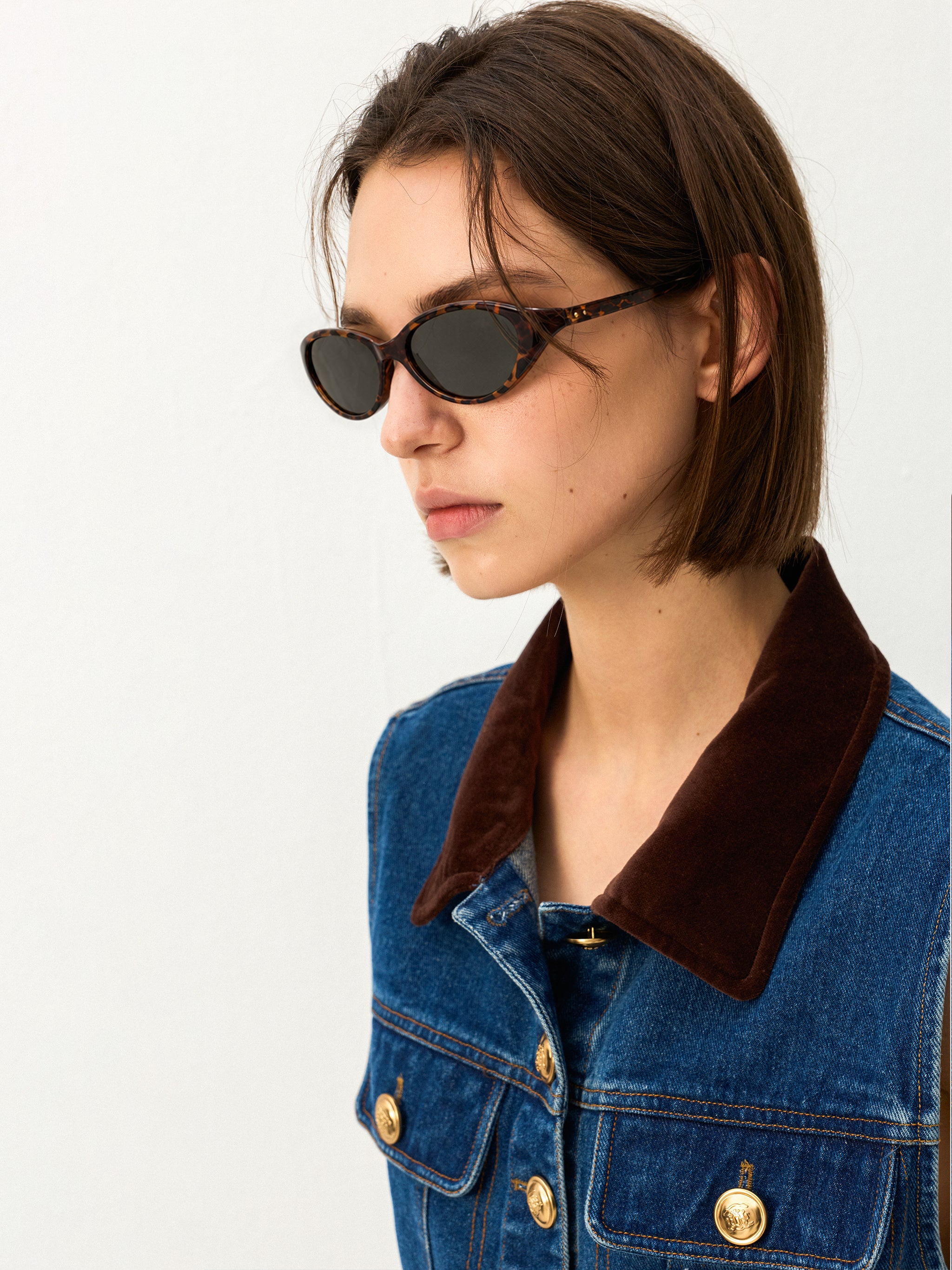 Tortoiseshell Cat-Eye Sunglasses-2
