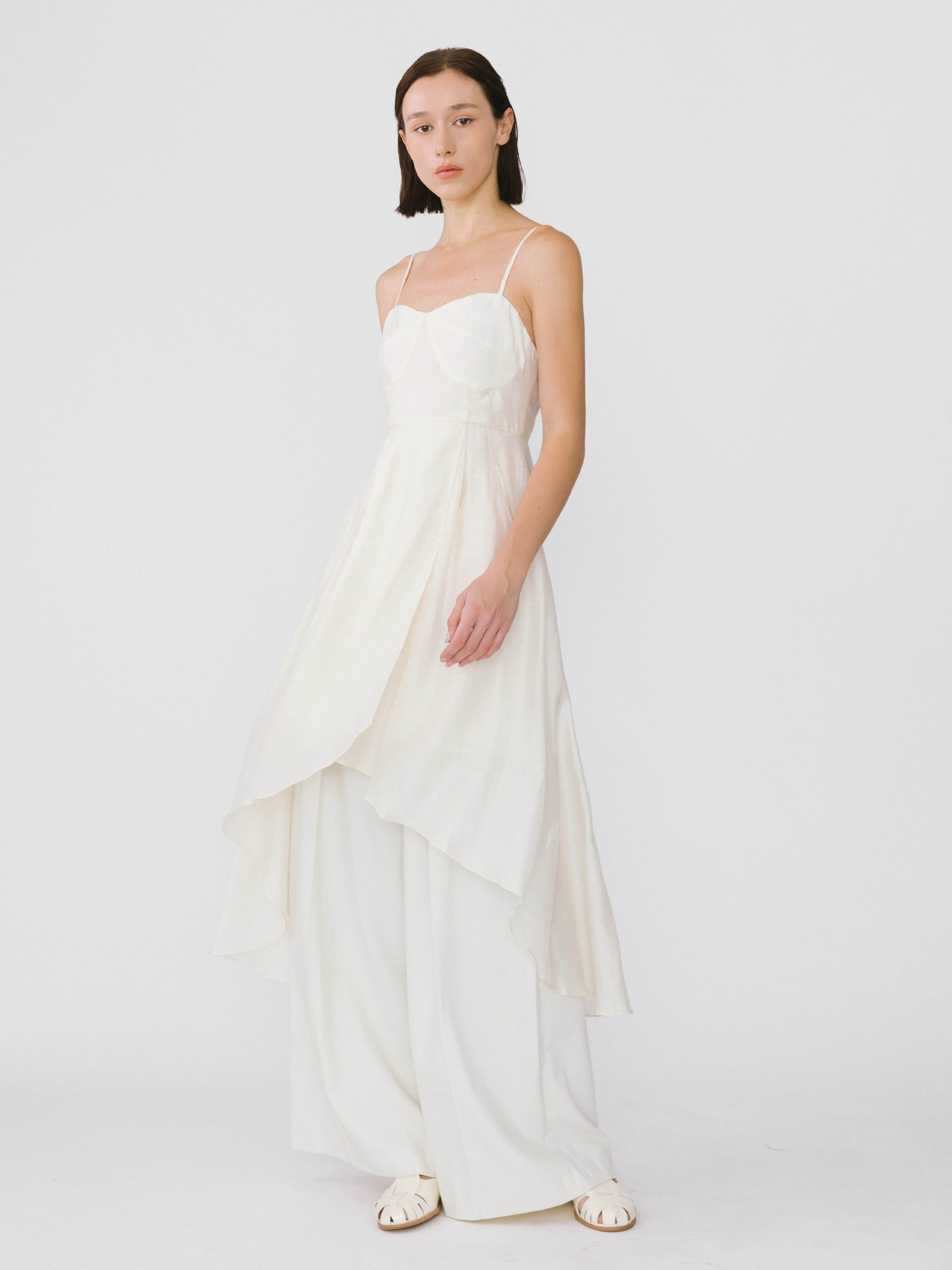 High-low Hem Sling Dress-2