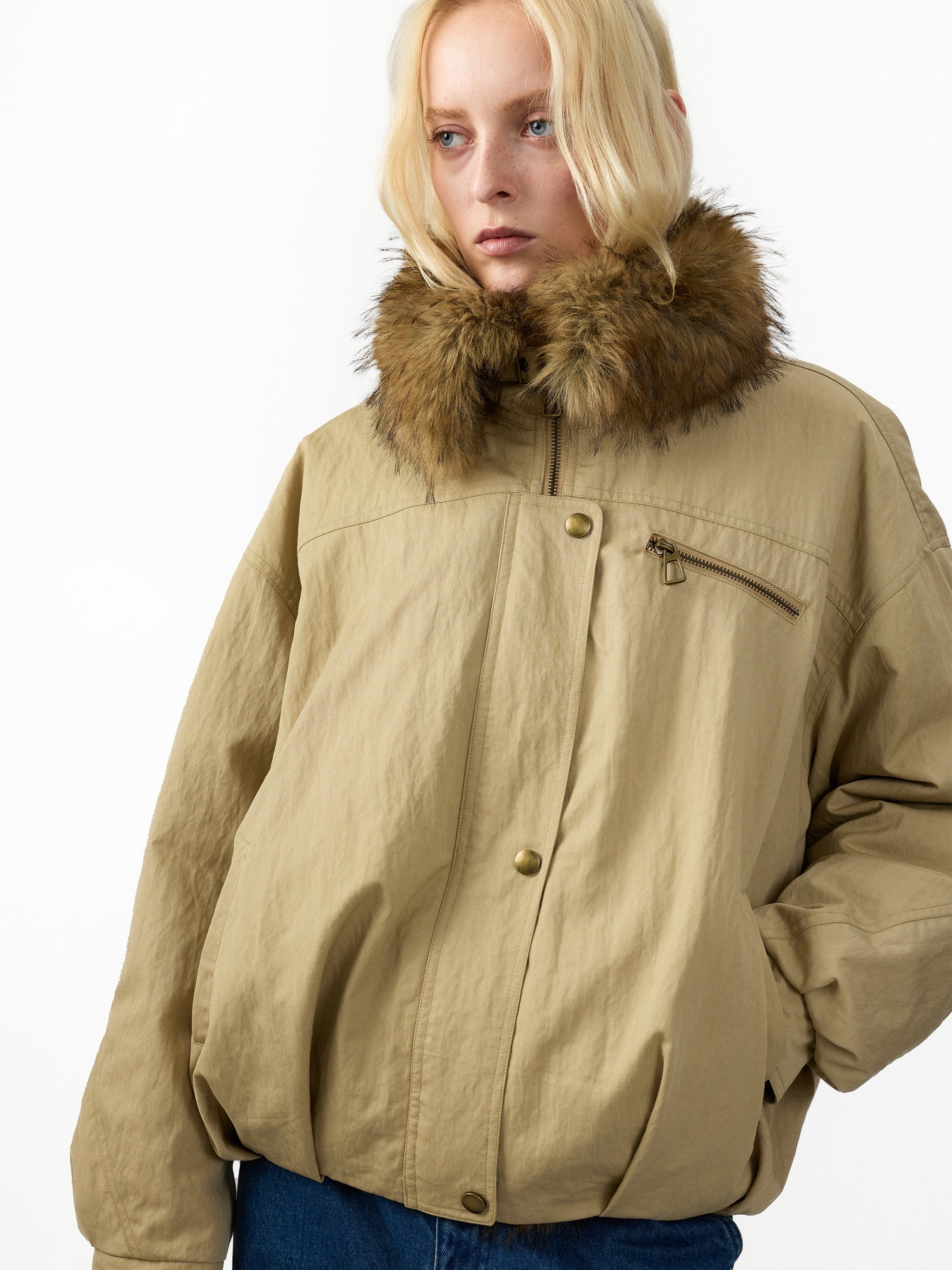 CUBIC Utility Oversized Parka Down Jacket-2