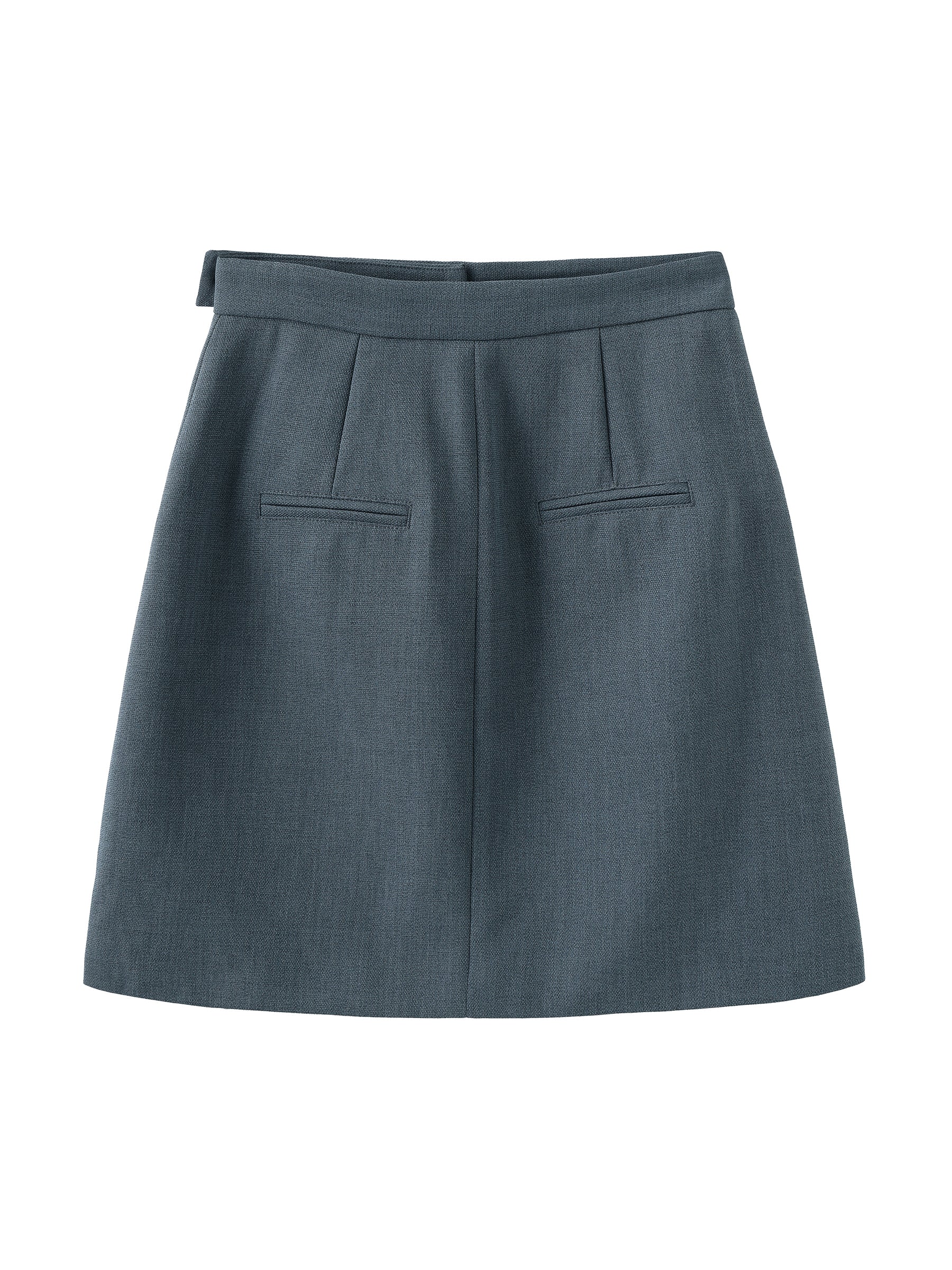 Cut Out Tailored Mini Skirt-16