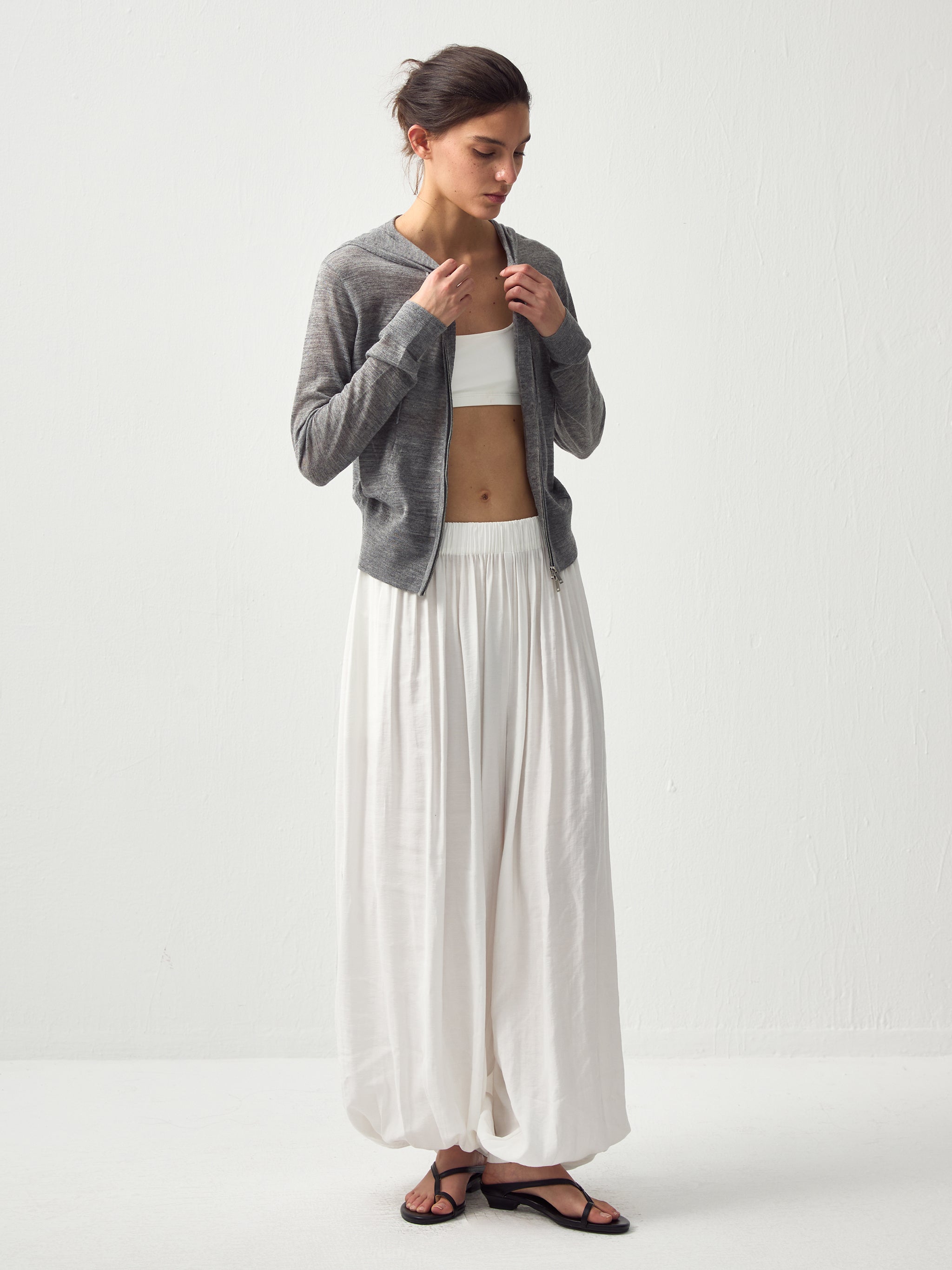 CUBIC Pleated Lantern Pants-2