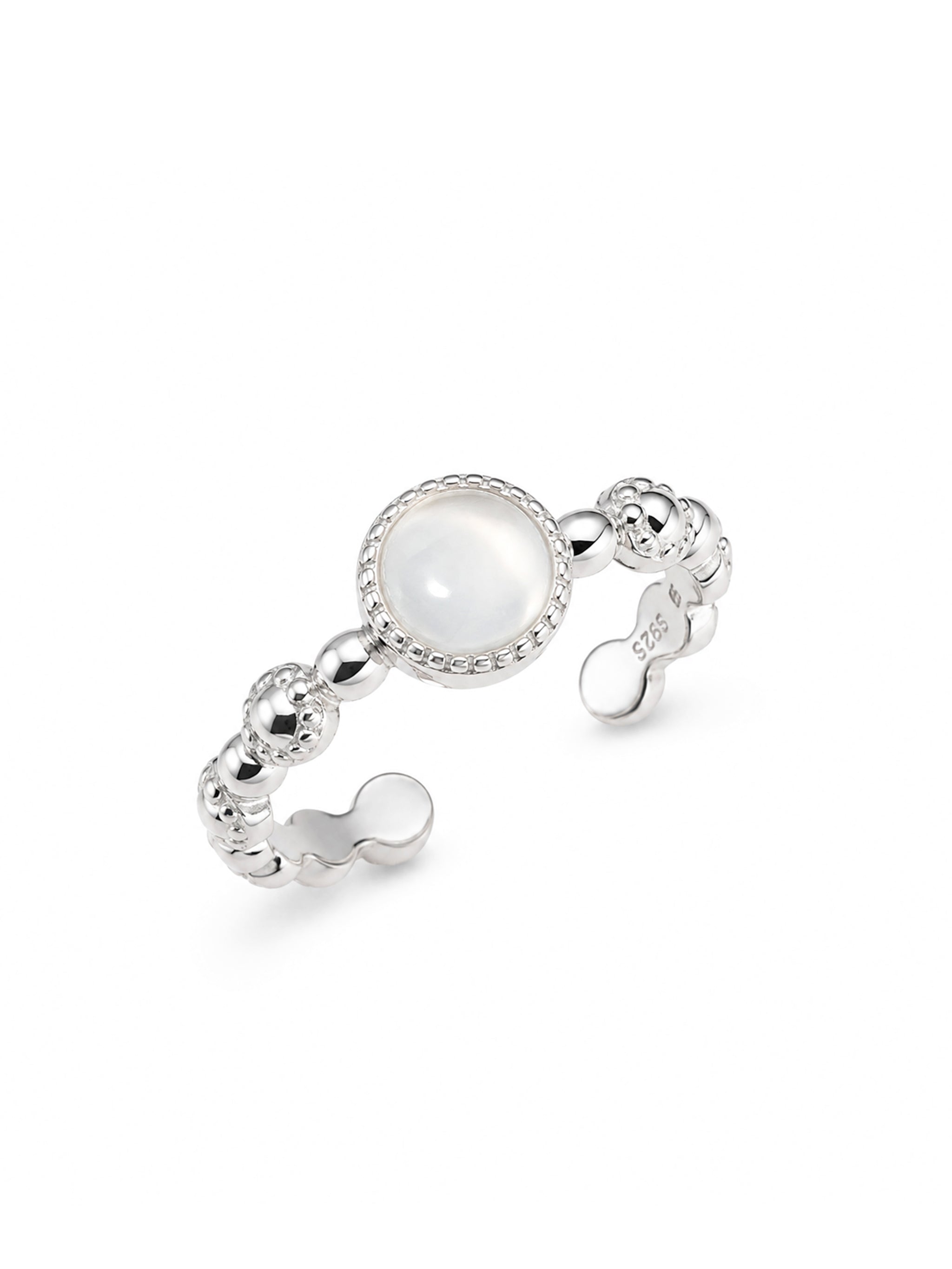 Scalloped Edge Jade Ring-2