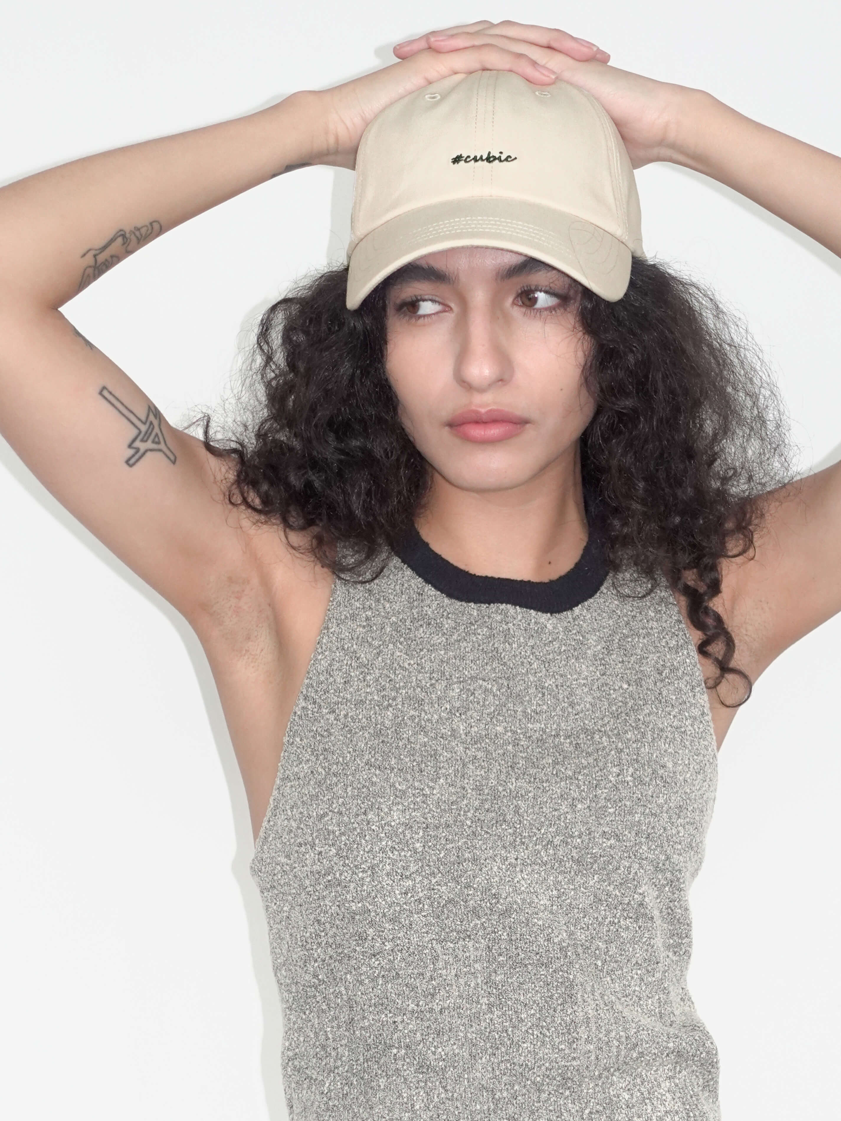CUBIC Embroidered Solid Color Baseball Cap-9