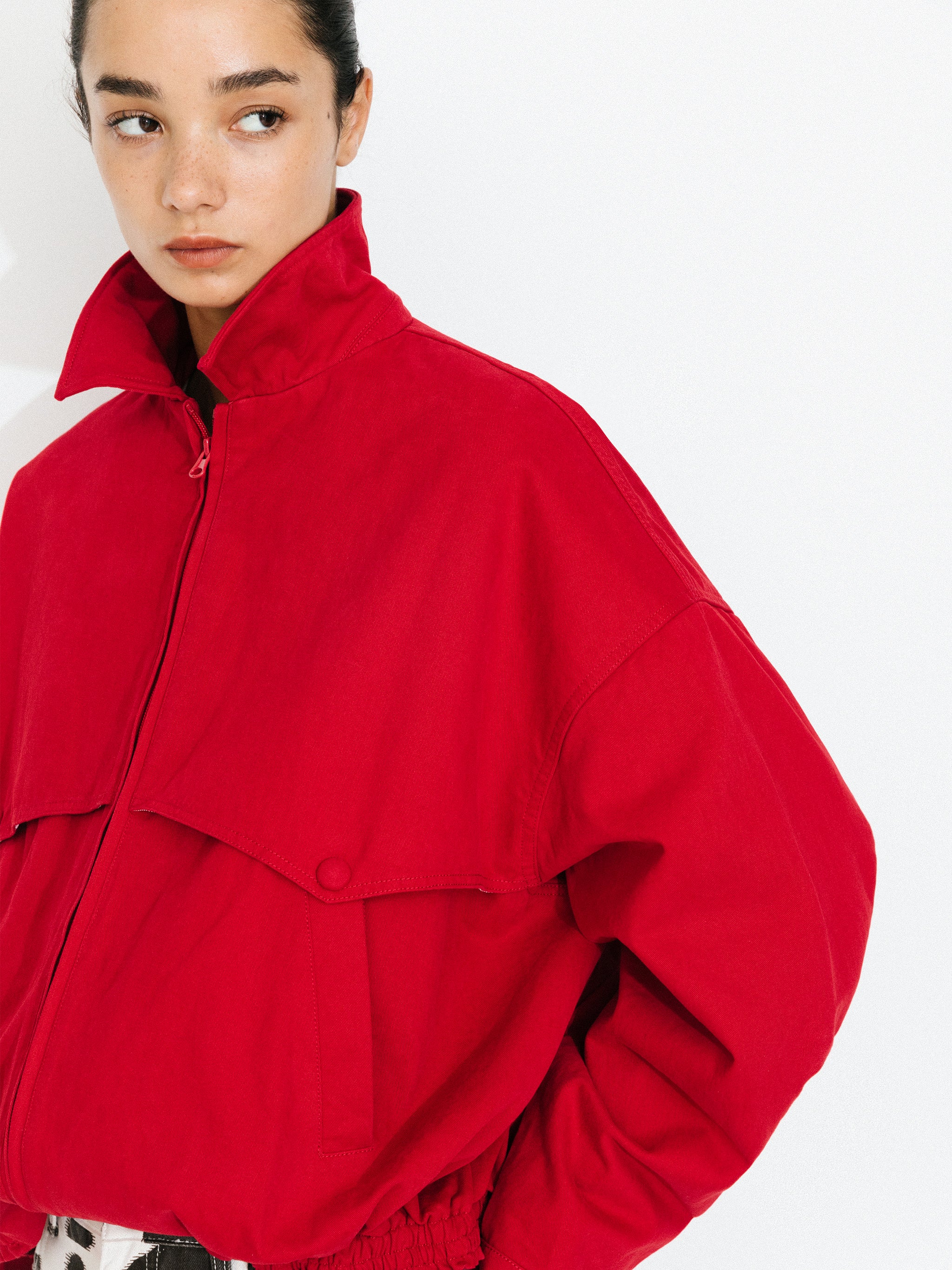 100% Cotton Mouldable Collar Casual Jacket-2