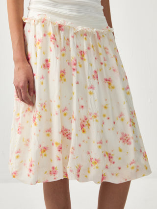 CUBIC Acetic Bud Midi Skirt