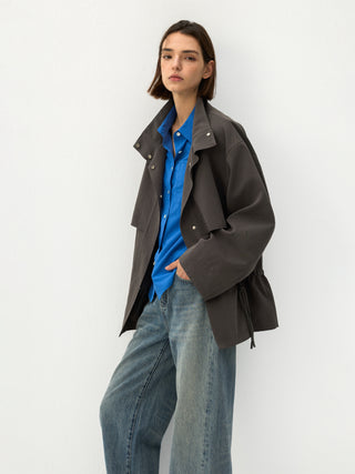 CUBIC Drawstring Cotton Field Jacket