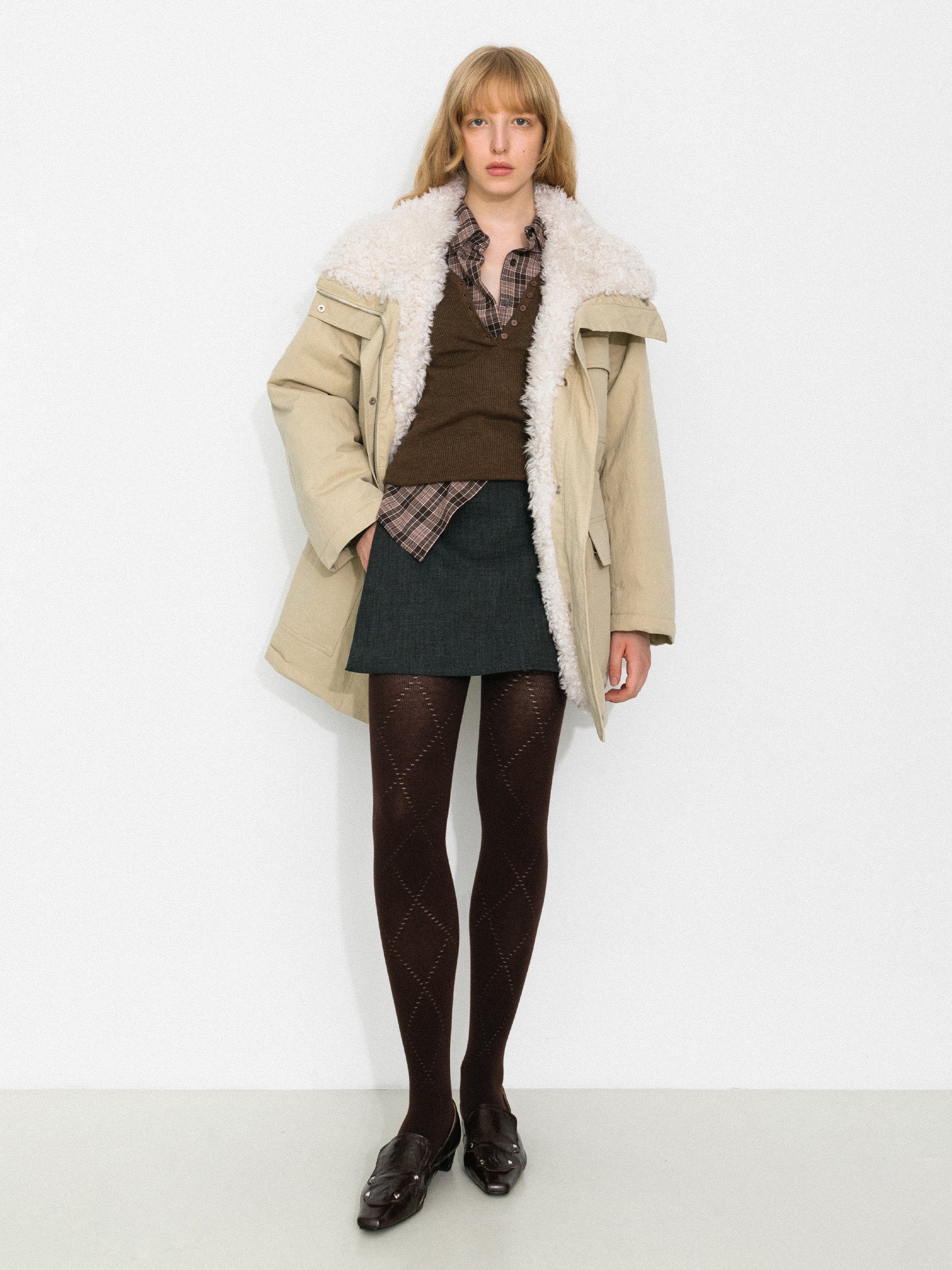 Loose-Fit Reversible Shearling Workwear Jacket-2