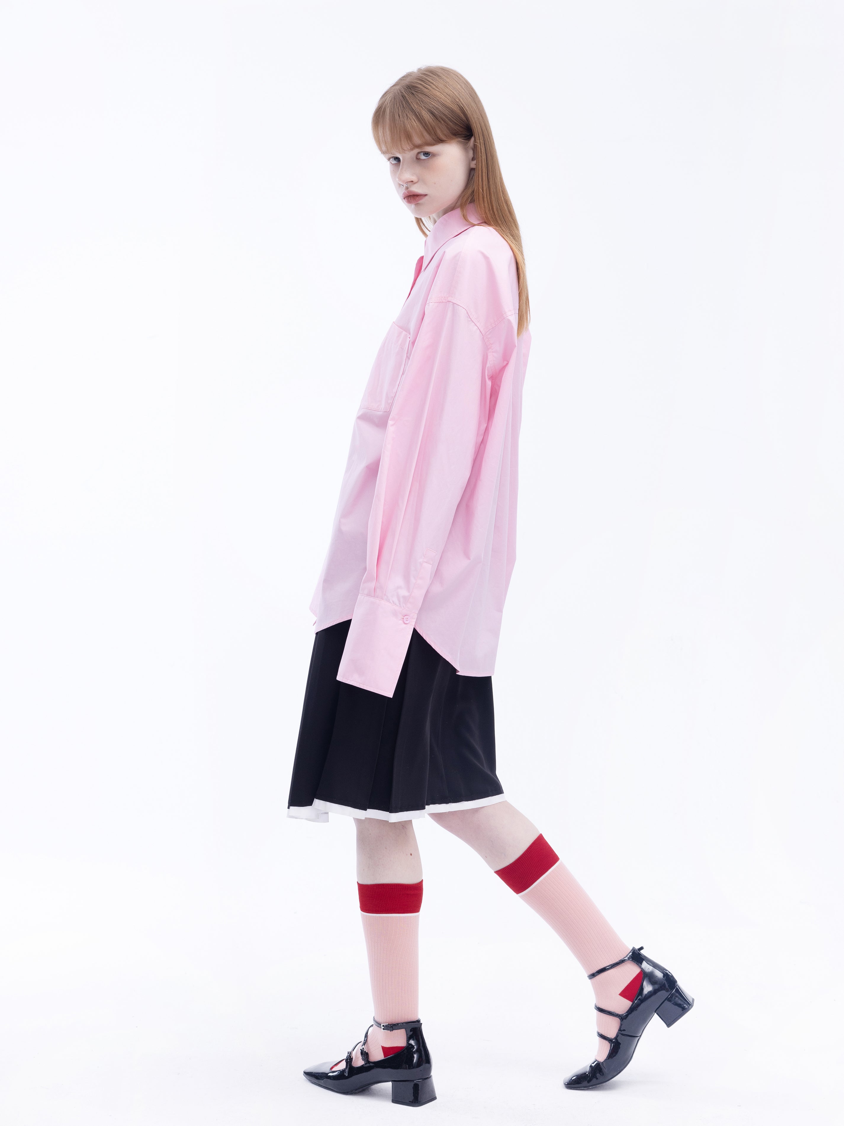 Classic Shirt with Turn-Up Cuffs-9