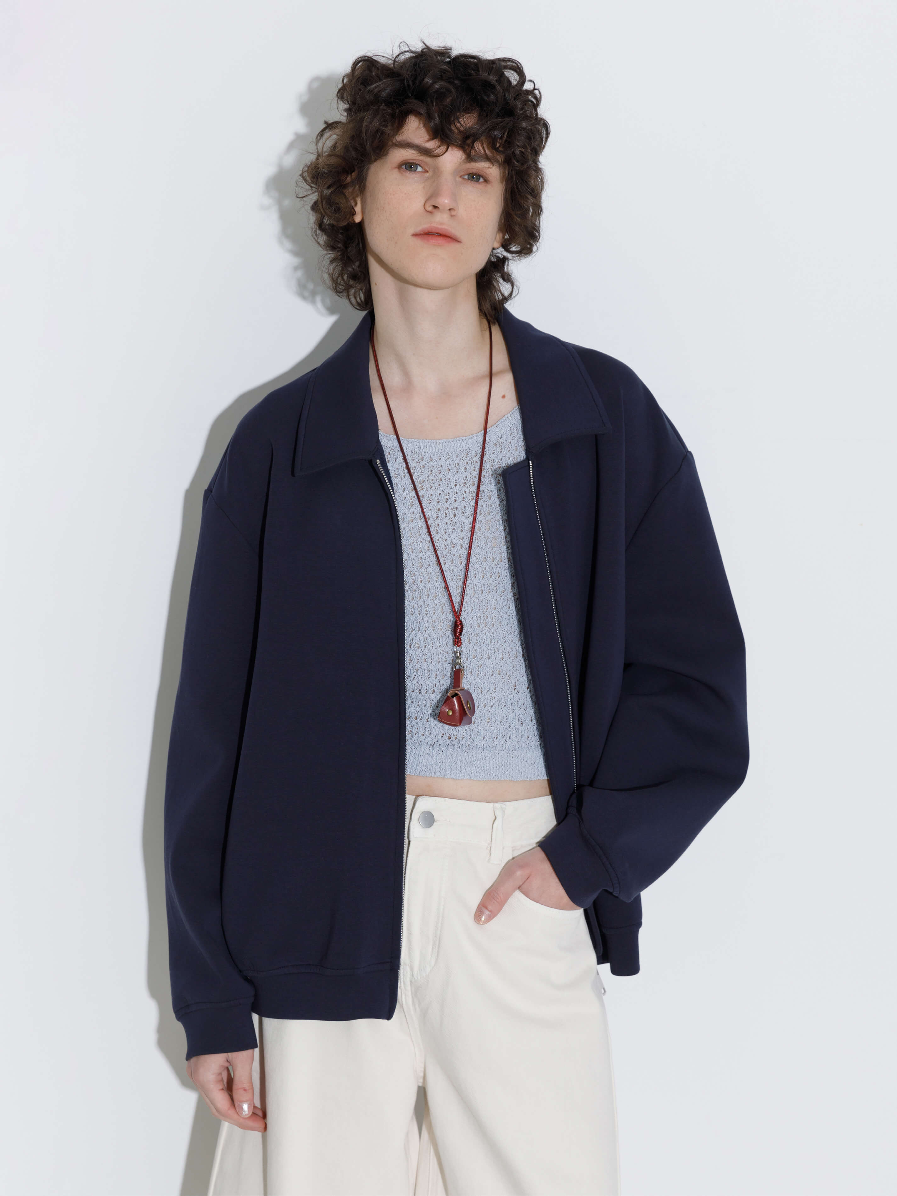 Relaxed Fit Zipped Utility Jacket-8