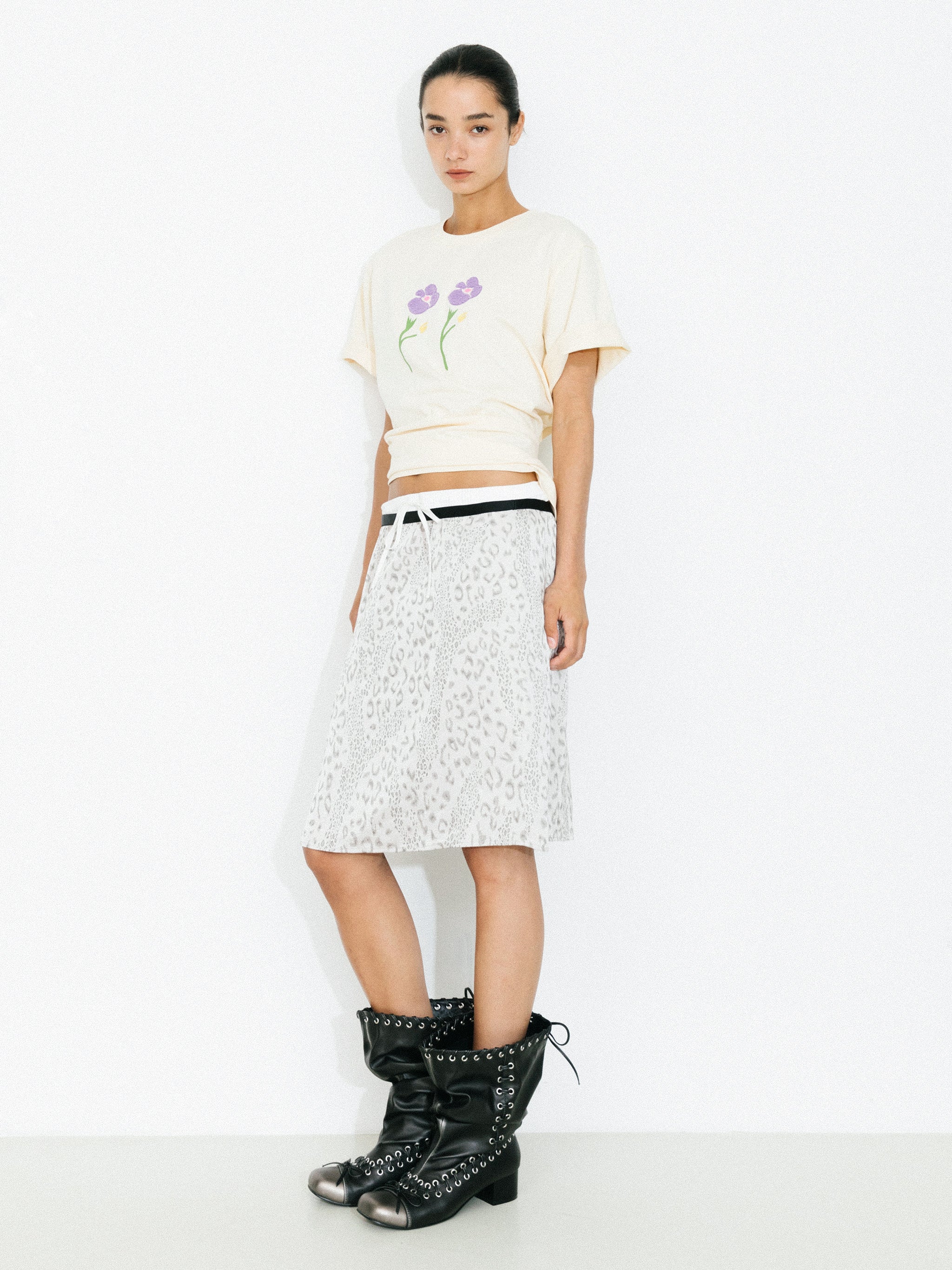 Oversized Flowers T-shirt-2