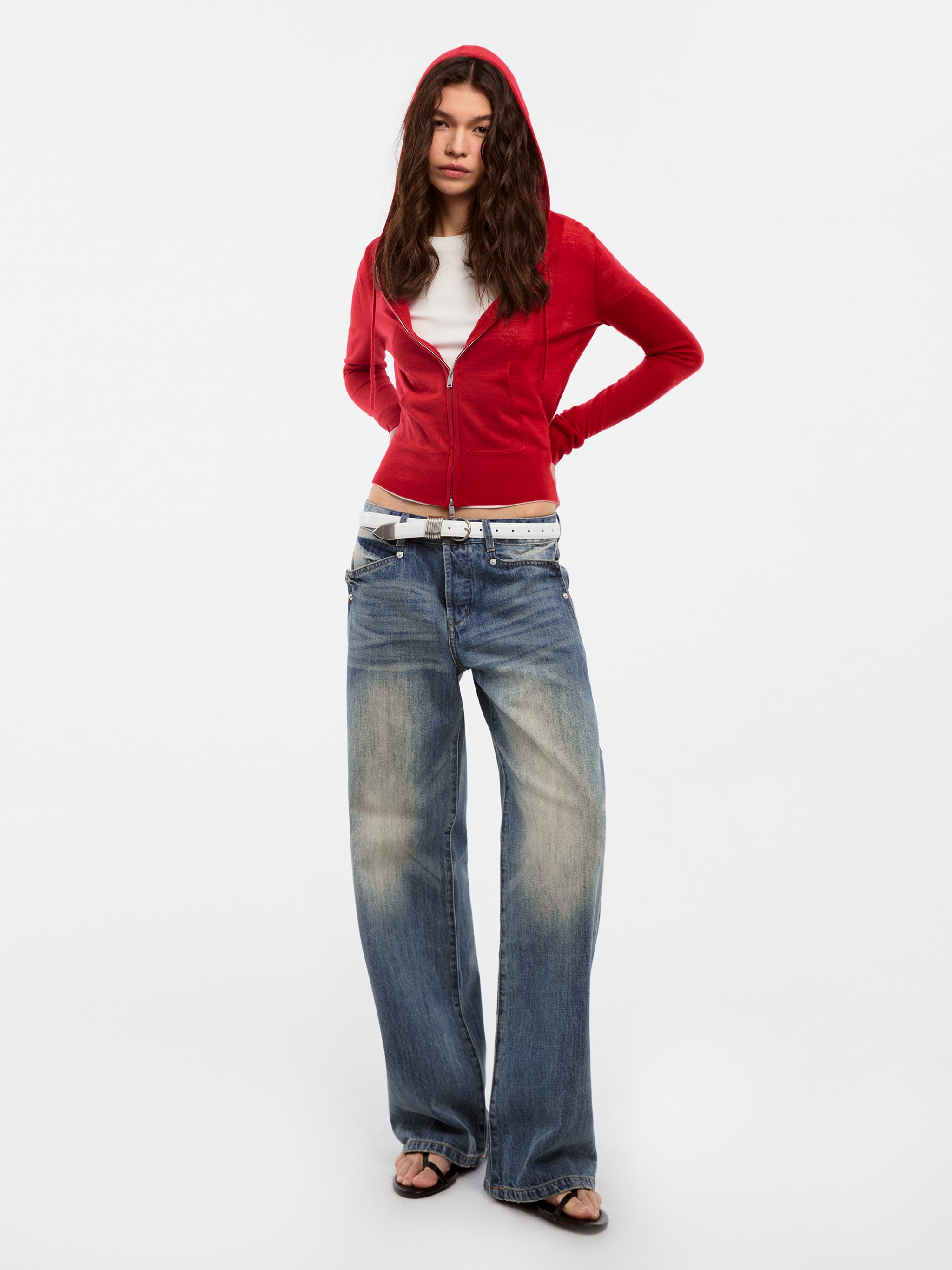 CUBIC Wool Zip-Up Hoodie-2