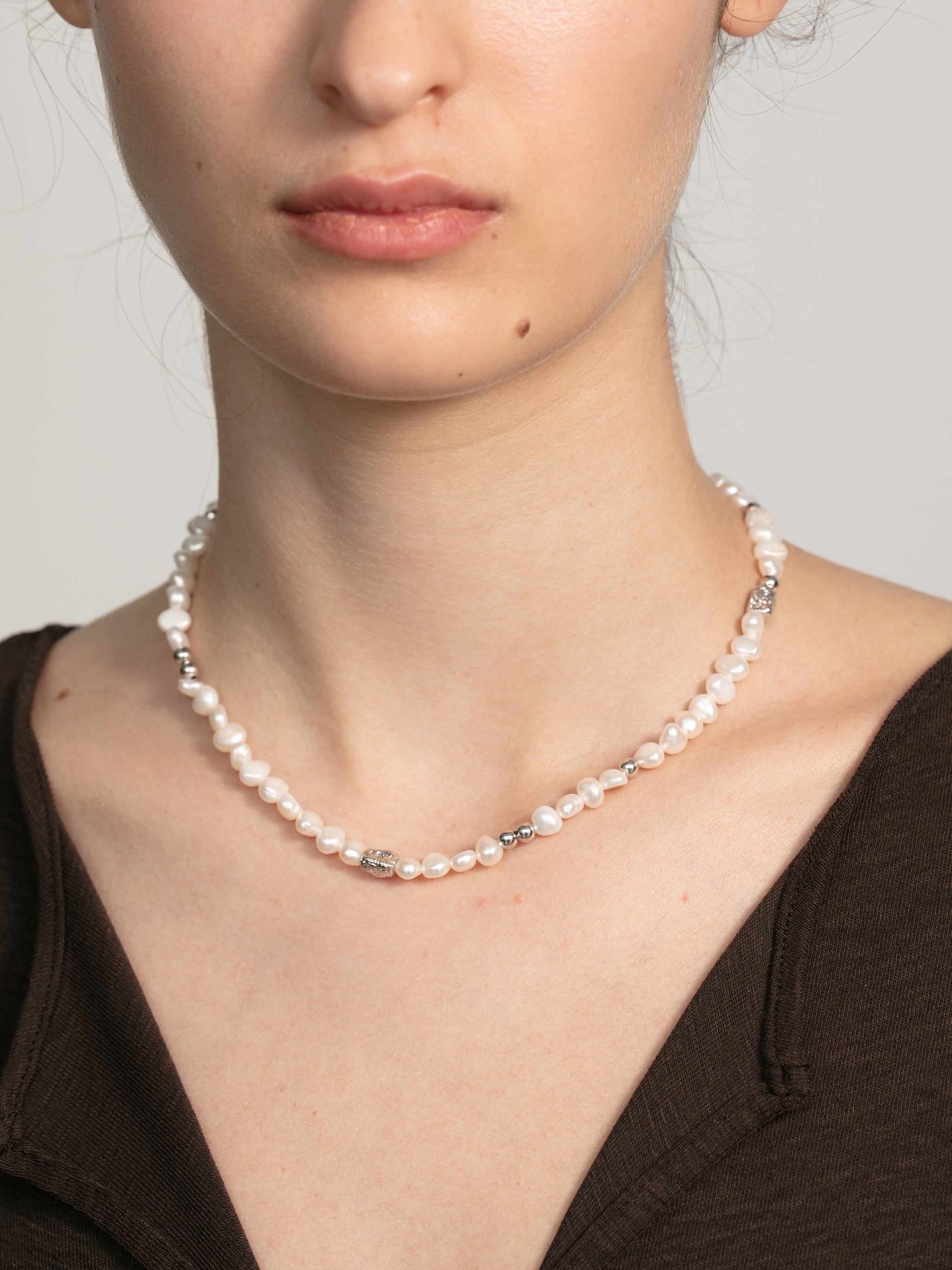 Shaped Pearl Necklace-2