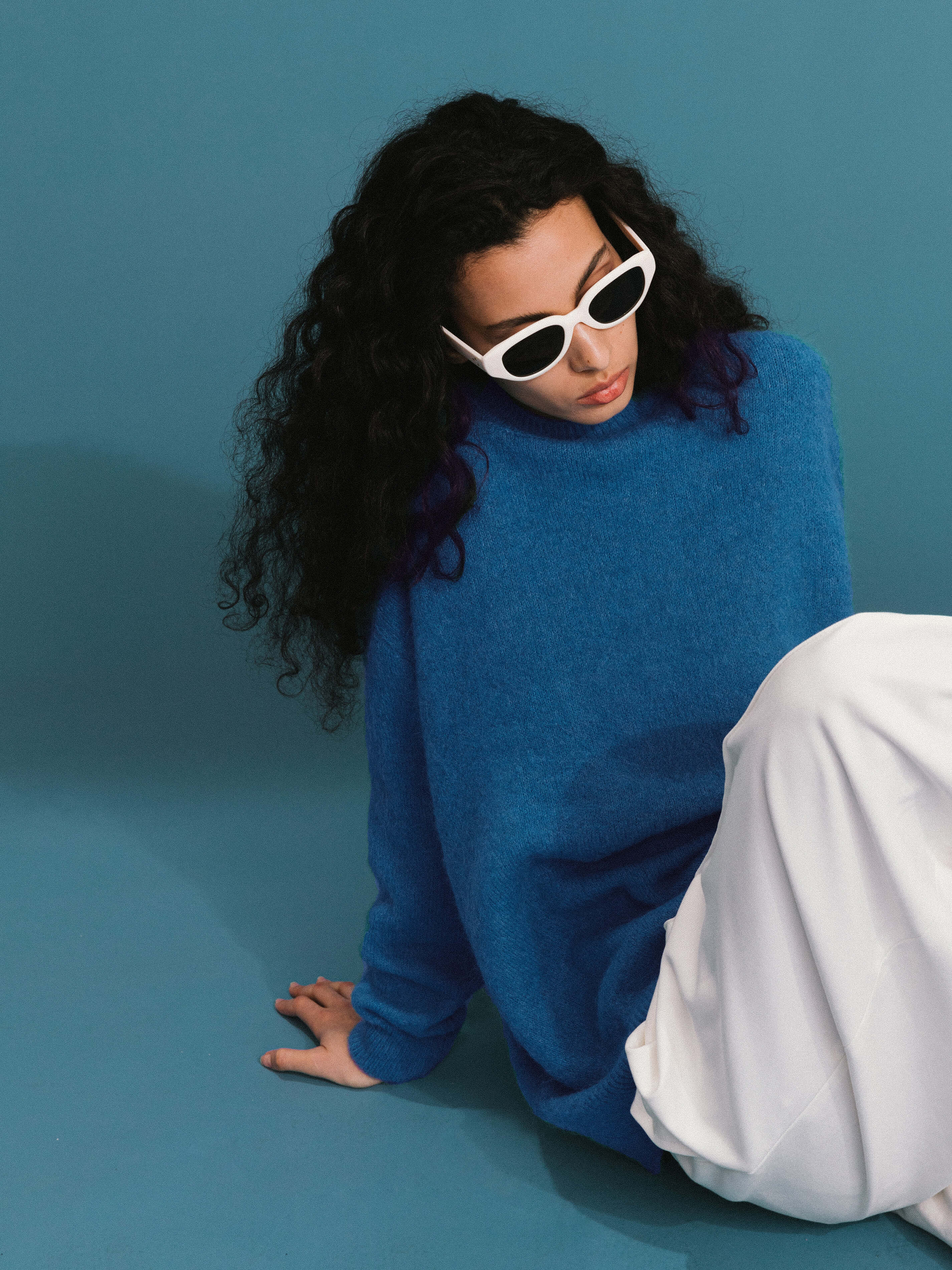 ONE BY CUBIC Brushed Alpaca Knitwear Jumper-2