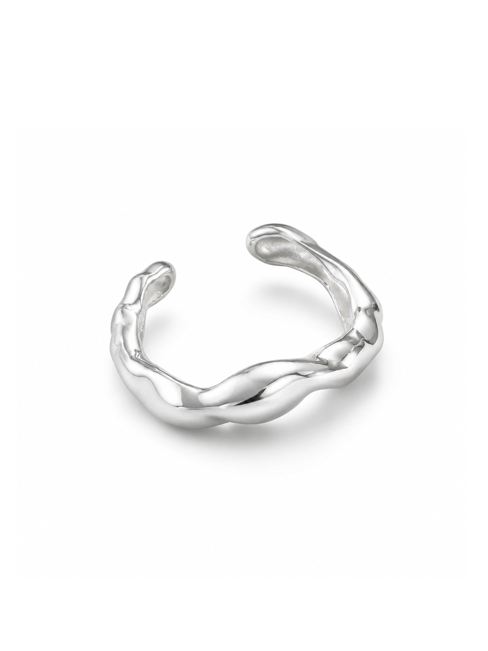 Lava Texture Adjustable Ring-2