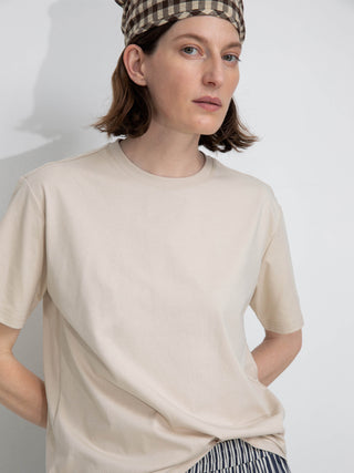 C by CUBIC Oversized Crew Neck Solid T-Shirt