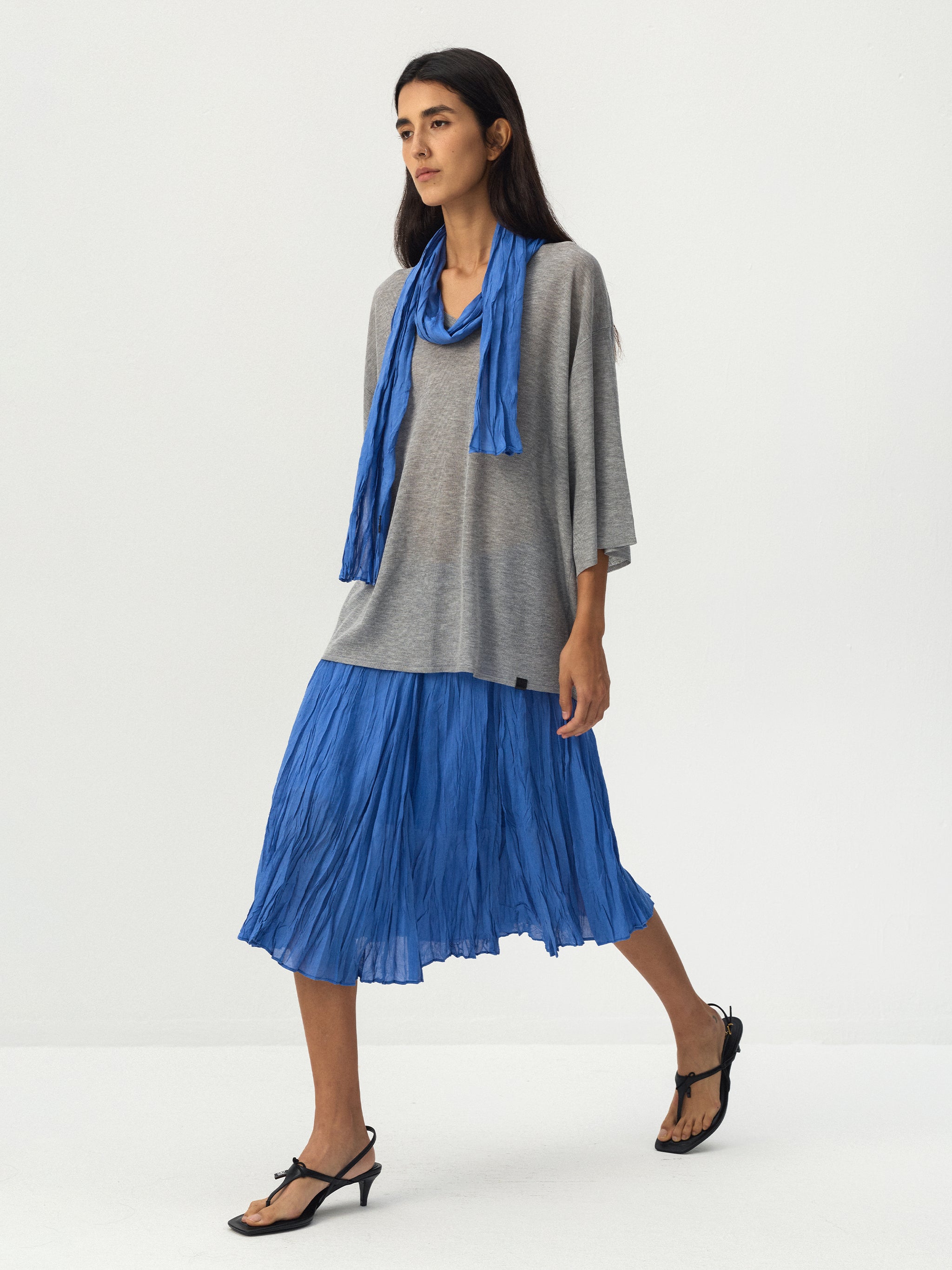 CUBIC Batwing Sleeve Knit Top-2