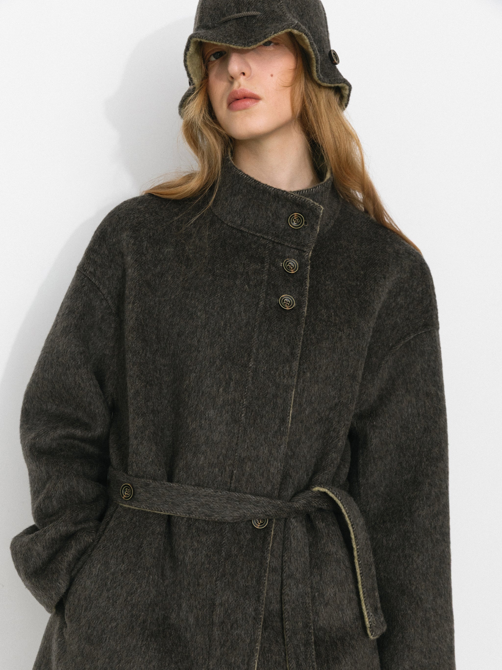 Wool-Blend Mid-Length Coat-2