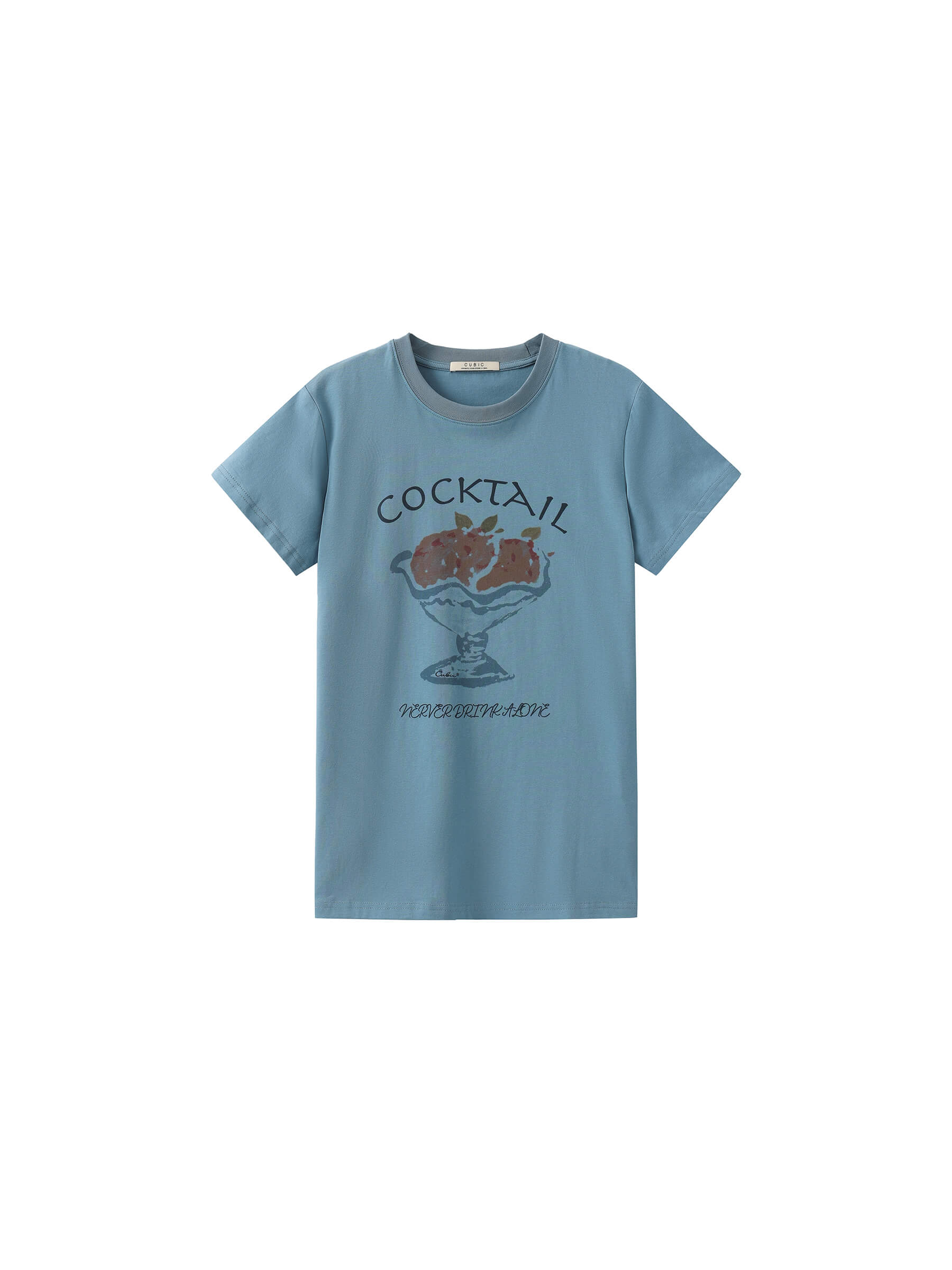 Printed Casual Short-Sleeve Top-35