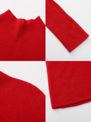Merino Wool Turtleneck Knitwear Jumper
