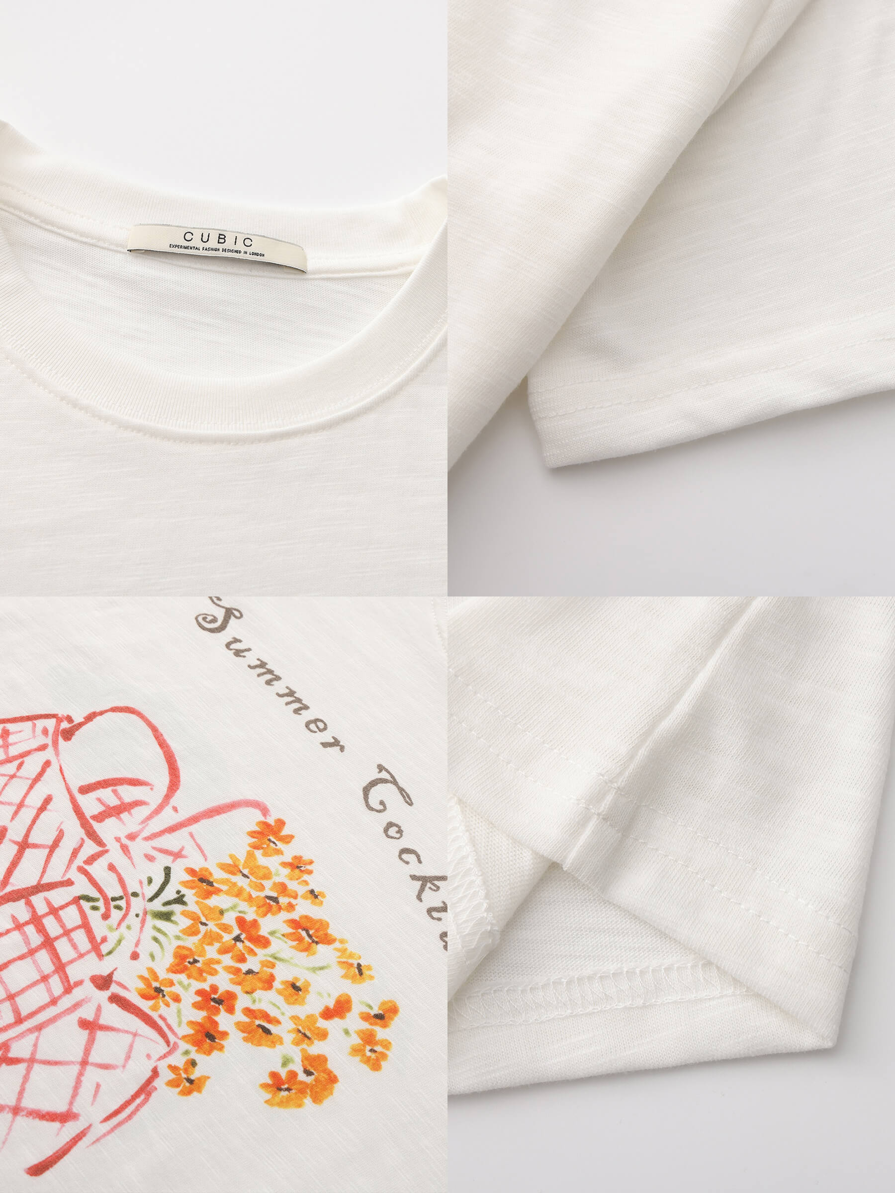 Printed Casual Short-Sleeve Top-37