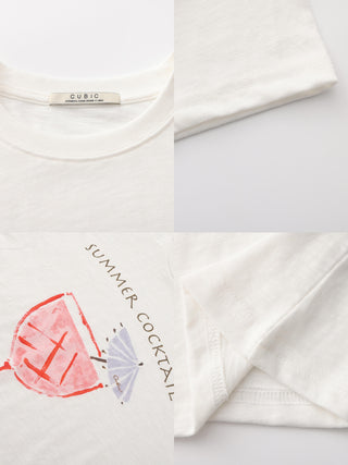 Printed Casual Short-Sleeve Top