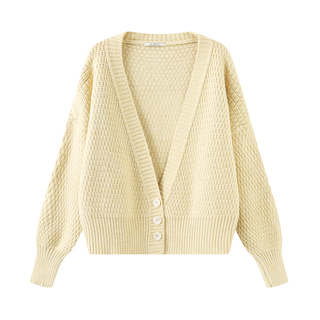 Super Low V-neck Knit Cardigan
