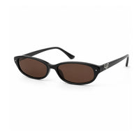 Slim Oval Tinted Sunglasses