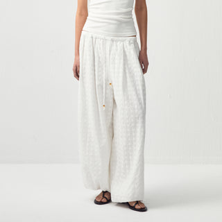 CUBIC Artistic Embroidered Balloon Pants