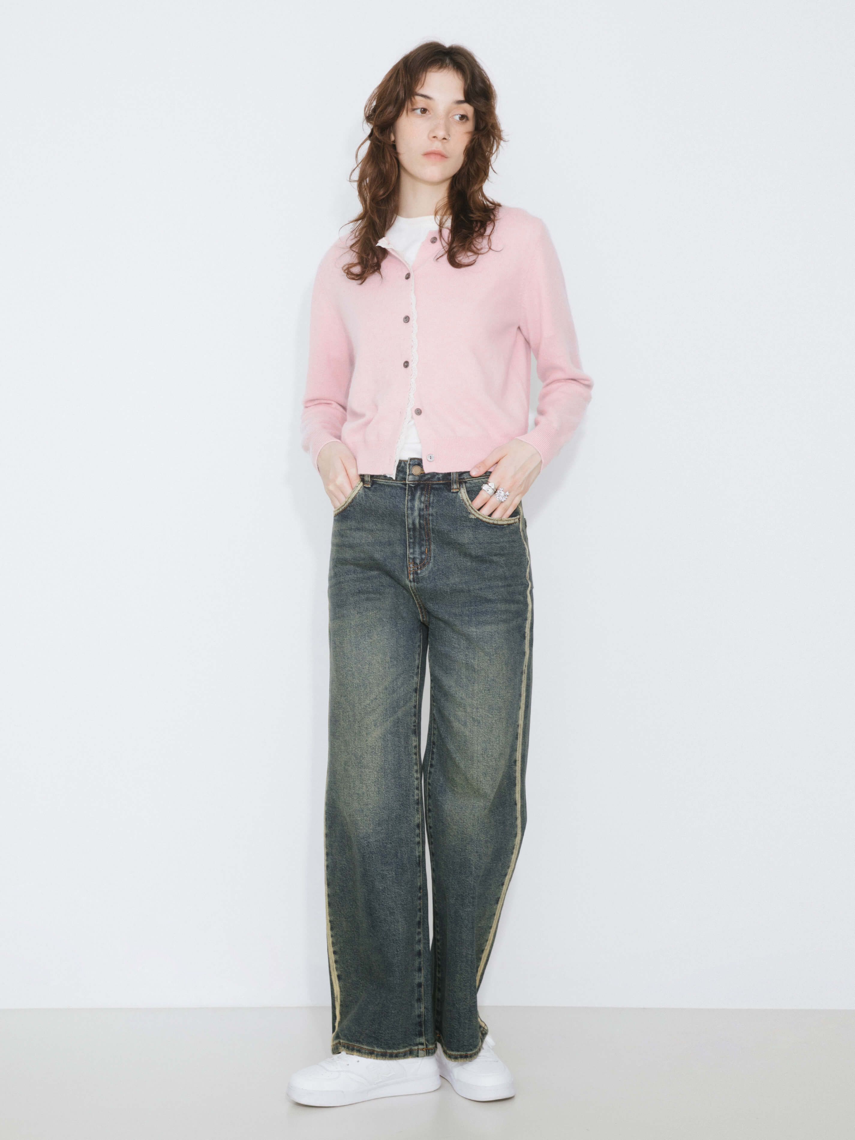 Vintage Bronze Wash Dark Jeans-3